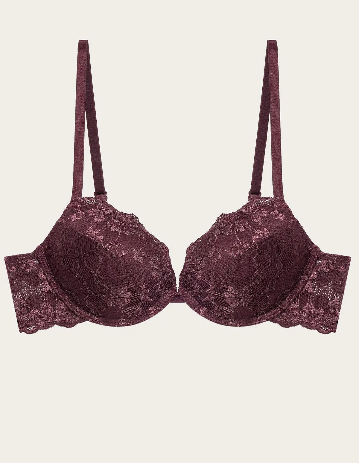 Yamamay_Mahogany_Underwired Push-Up Bra in Mahogany Lace Ð Primula Color_IPUD183008_070_05