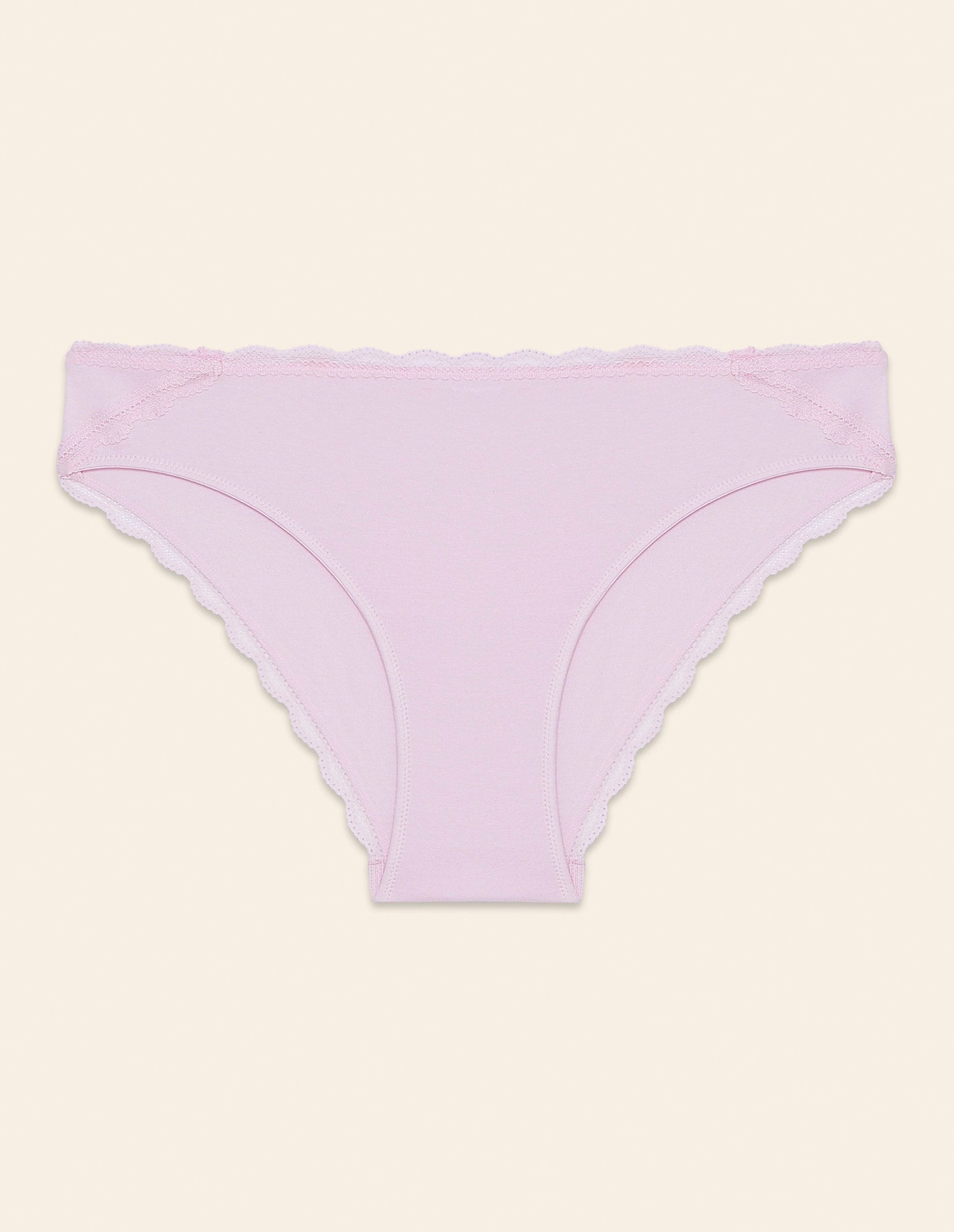Yamamay_Vicky Solid Color Classic Briefs in Stretch Cotton with Lace Trim_ISLD181011_900_04