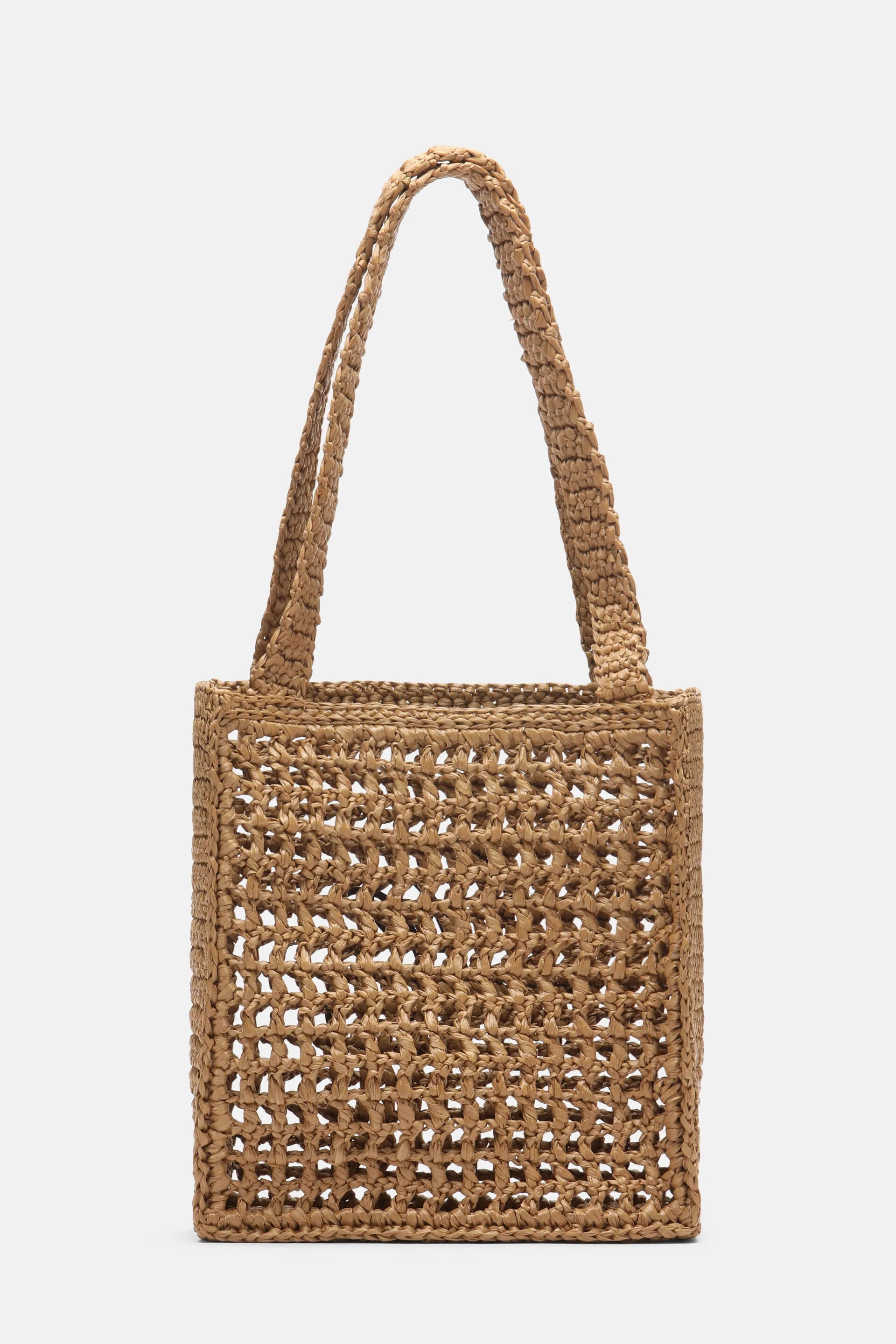 Luisa Spagnoli Tabacco (08)/Gianduia Women Isolette - Raffia Mini Bag SKU: ISOLETTE_2256 0945 Image 04