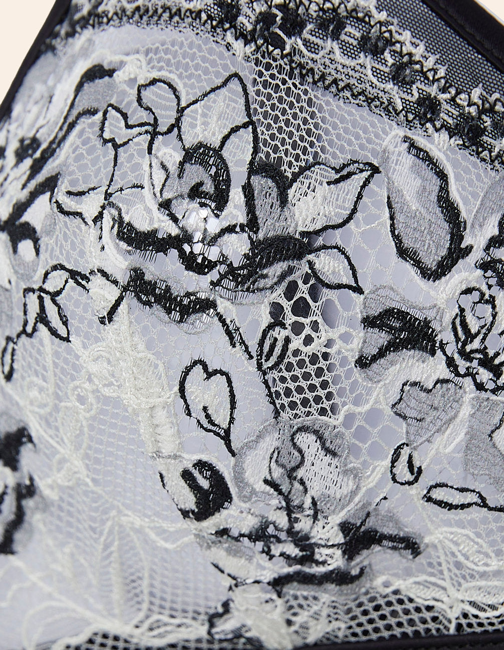 Yamamay_Unpadded Triangle Bra in Tulle and Lace Lola_ITRD181003_072_05