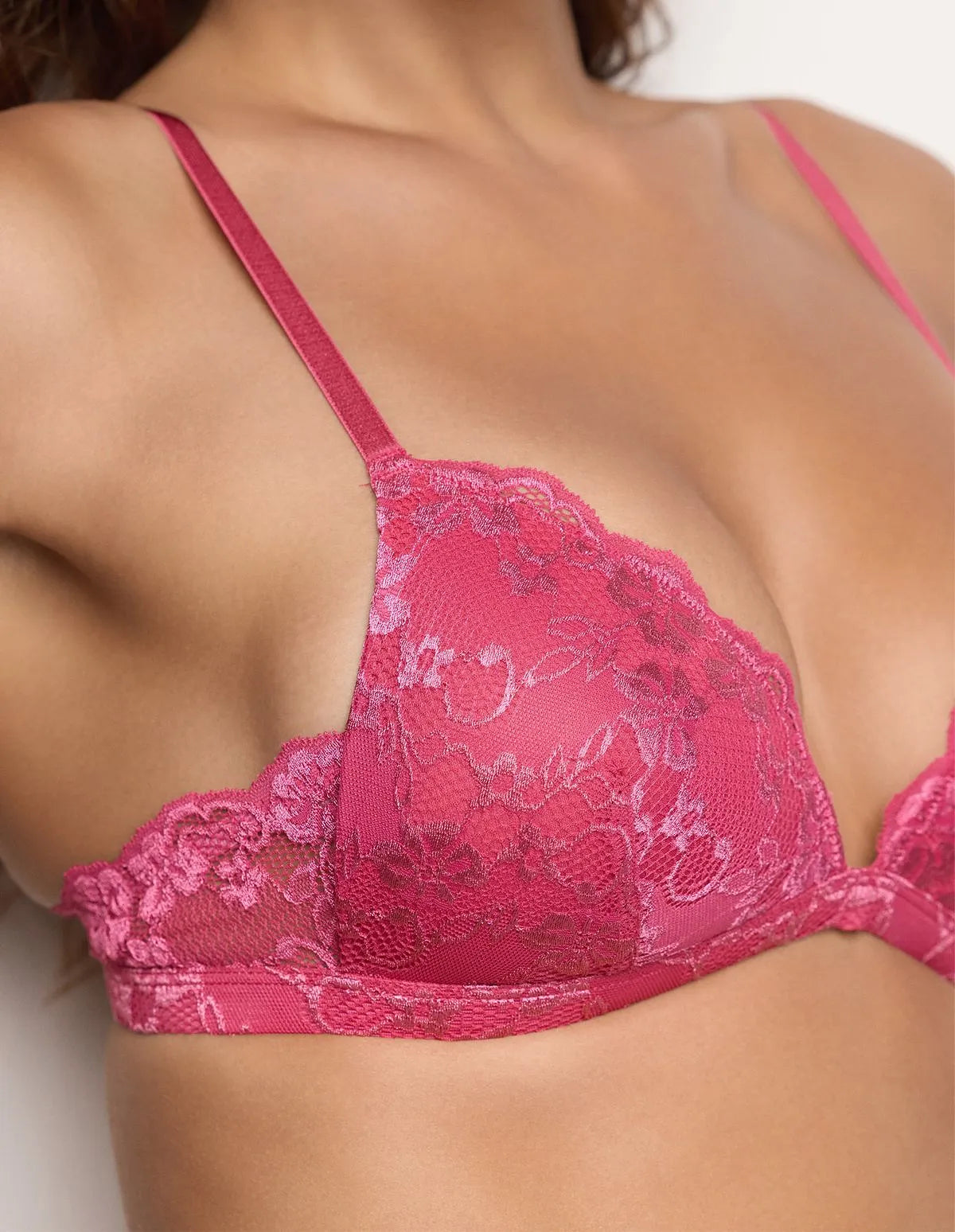 Yamamay_Fuchsia_Wire-Free Push-Up Triangle Bra in Mauve Pink Lace Ð Primula Color_ITRD183002_040_04