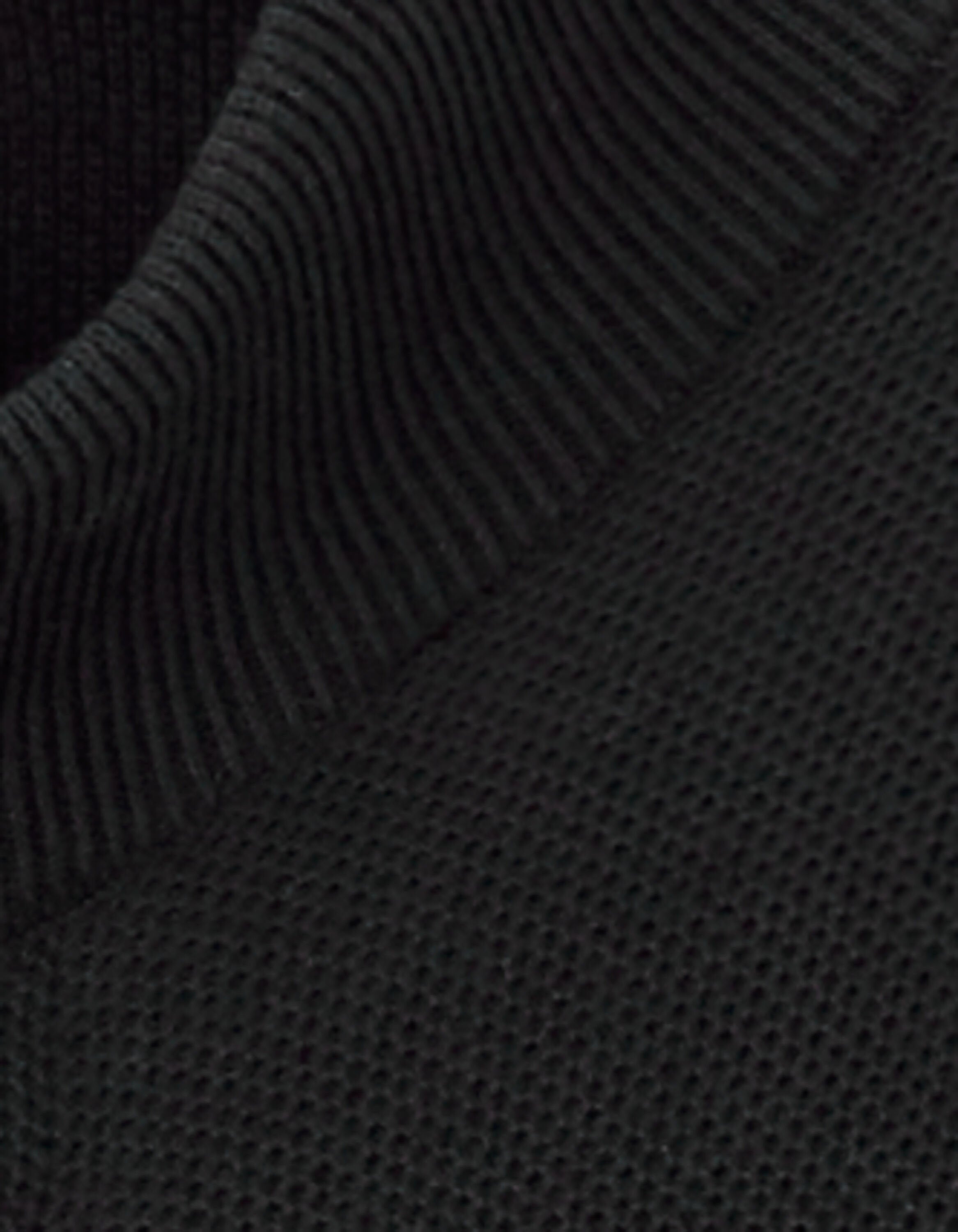 Celio_Black 100% Cotton Stand-Up Neck Cardigan_JELIMZIP_BLACK_05