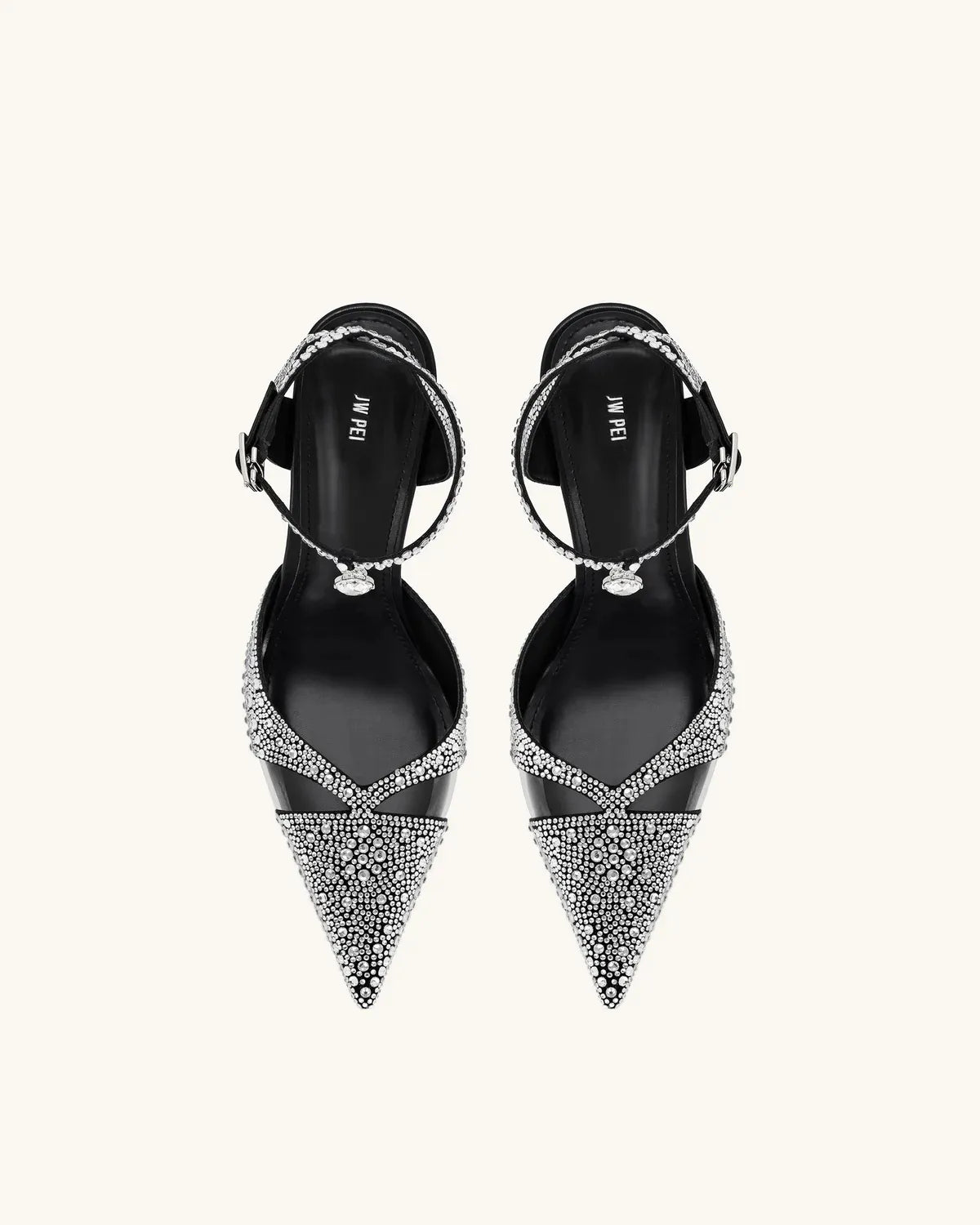 JW PEI_Black_Haidi Artificial Crystal Pumps_JF30405-1_Black_01