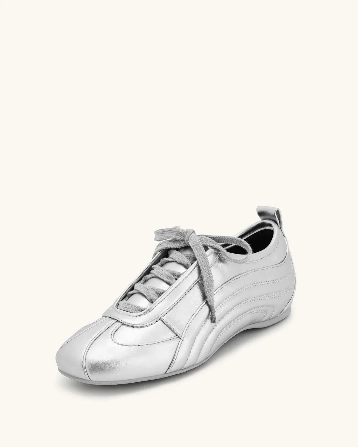 JW PEI_Silver_Ferne Streamlined Lustrous Sneakers_JF30519-9_Silver_05
