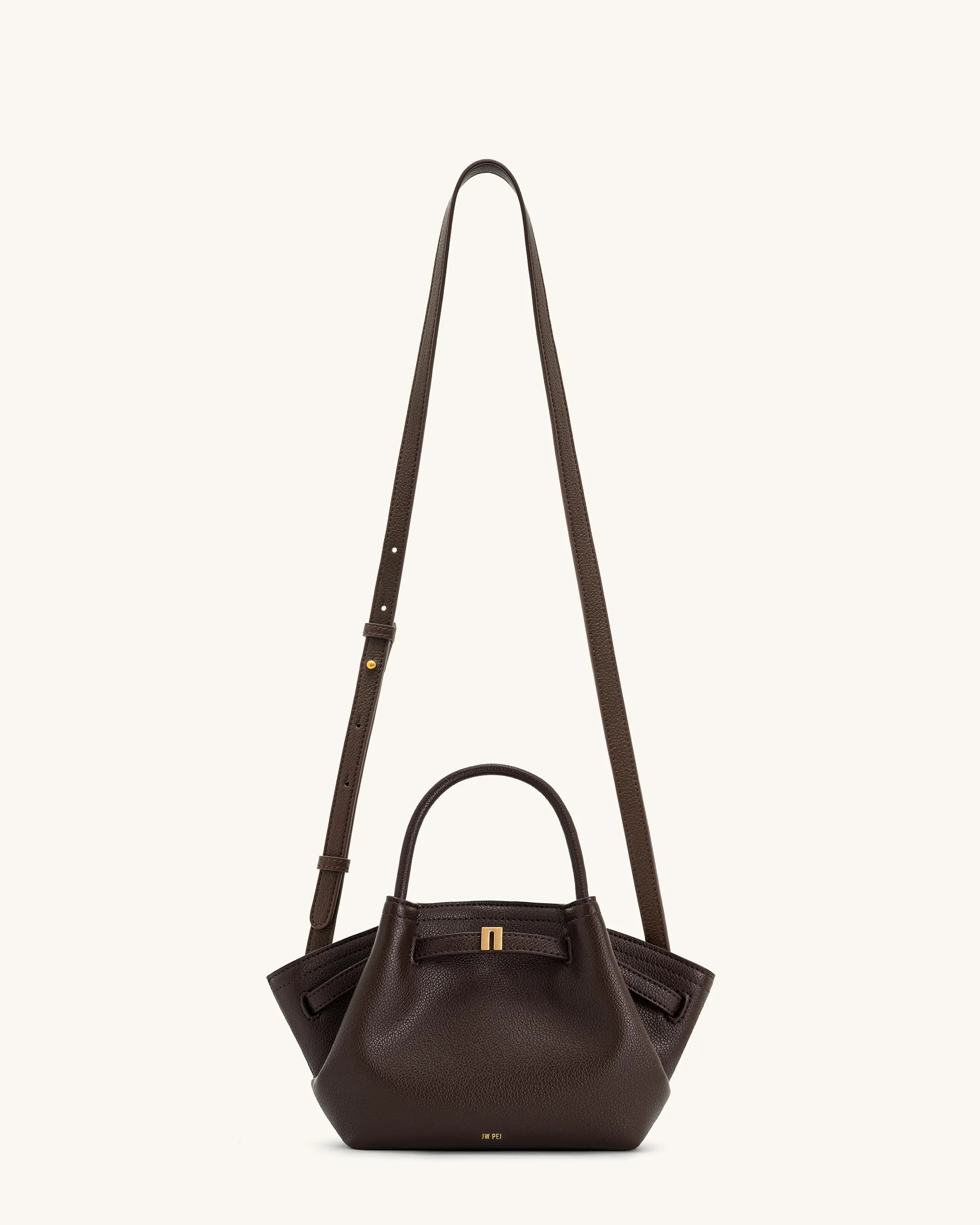 JW PEI_Dark Brown_Hana Mini Tote Bags_JH306A03-34_Dark Brown_02