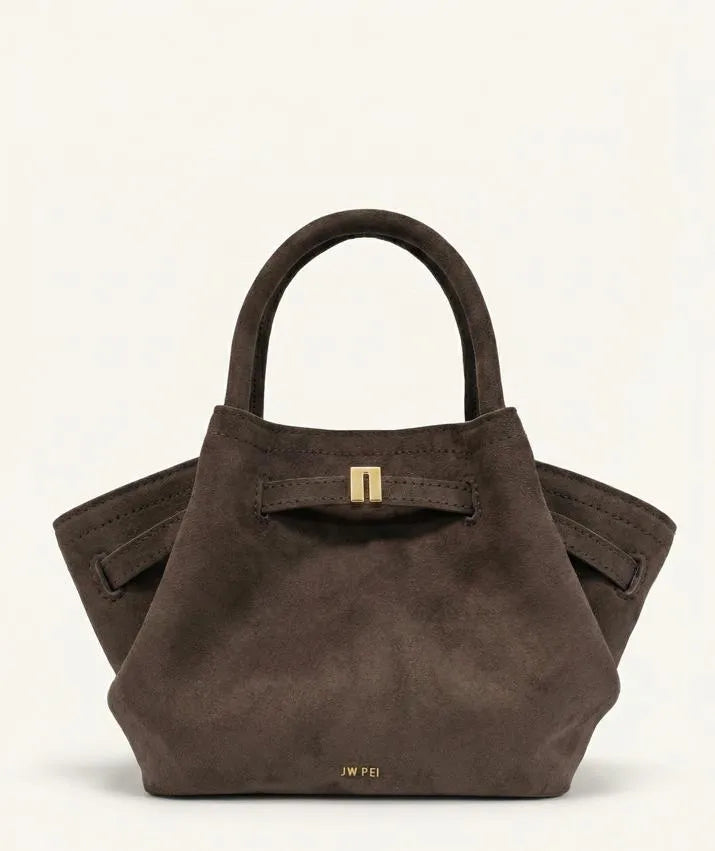 JW PEI Mocha Brown Women Hana Mini Tote Bag - Mocha Brown SKU: JH306A03-39_Mocha Brown Image 01