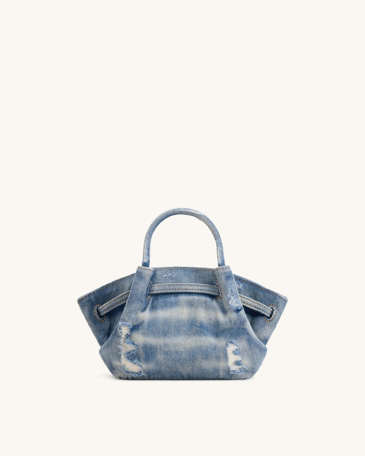 JW Pei Blue Women Hana Mini Denim Tote Bag SKU: JH306A03-5_Blue Image 04