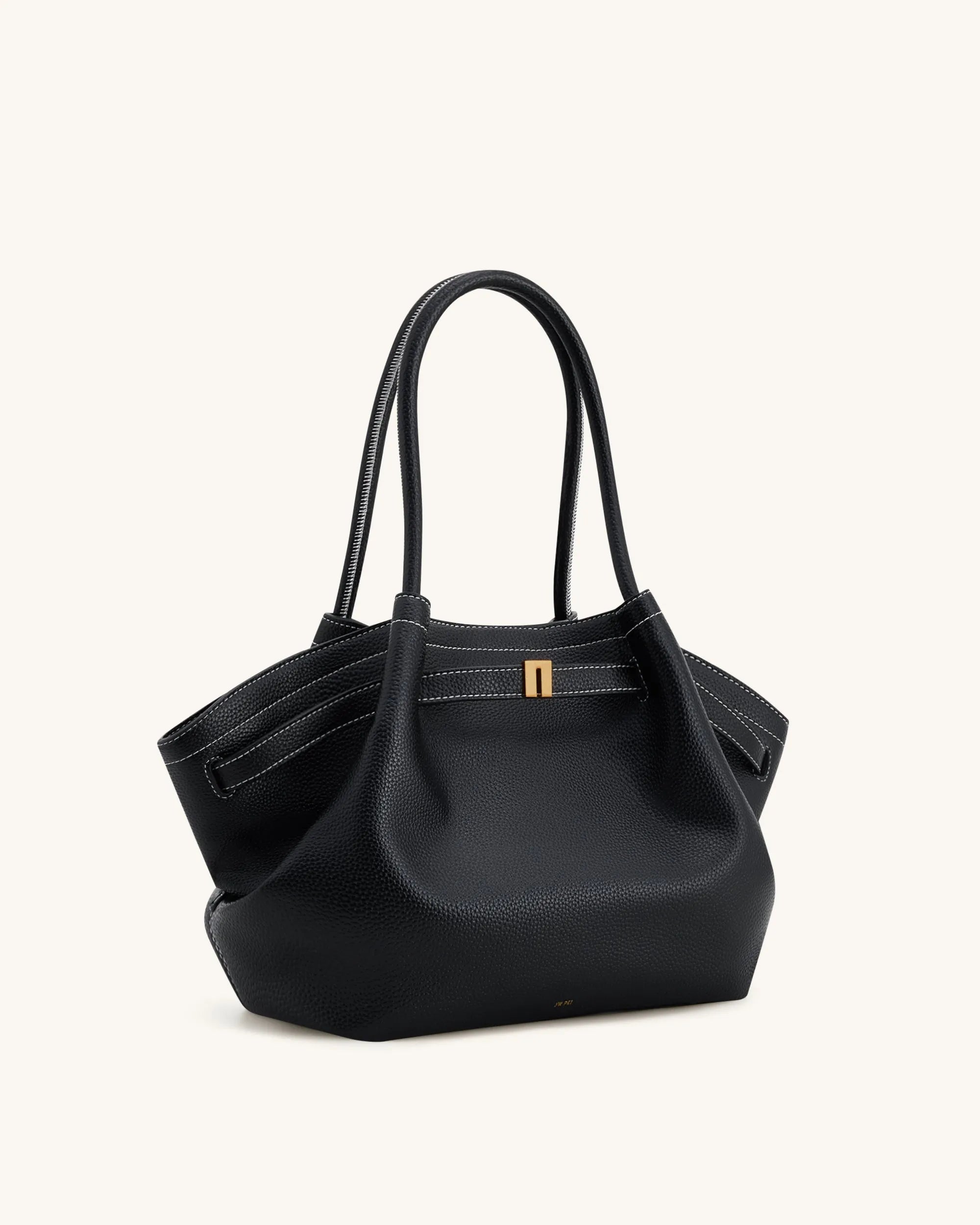 JW PEI_Black_Hana Medium Tote Bag_JH306B04-14_Black_03