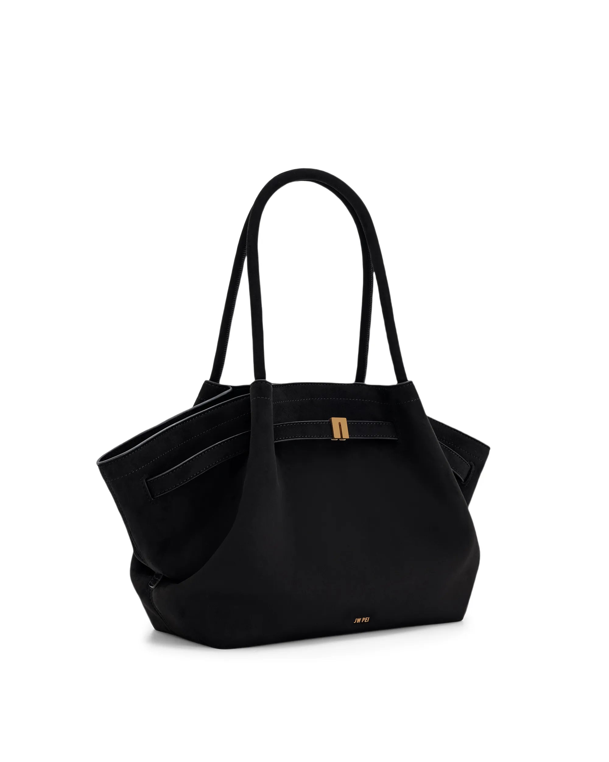 JW PEI_Black_Hana Medium Faux Suede Tote Bags_JH306B04-1_Black_04