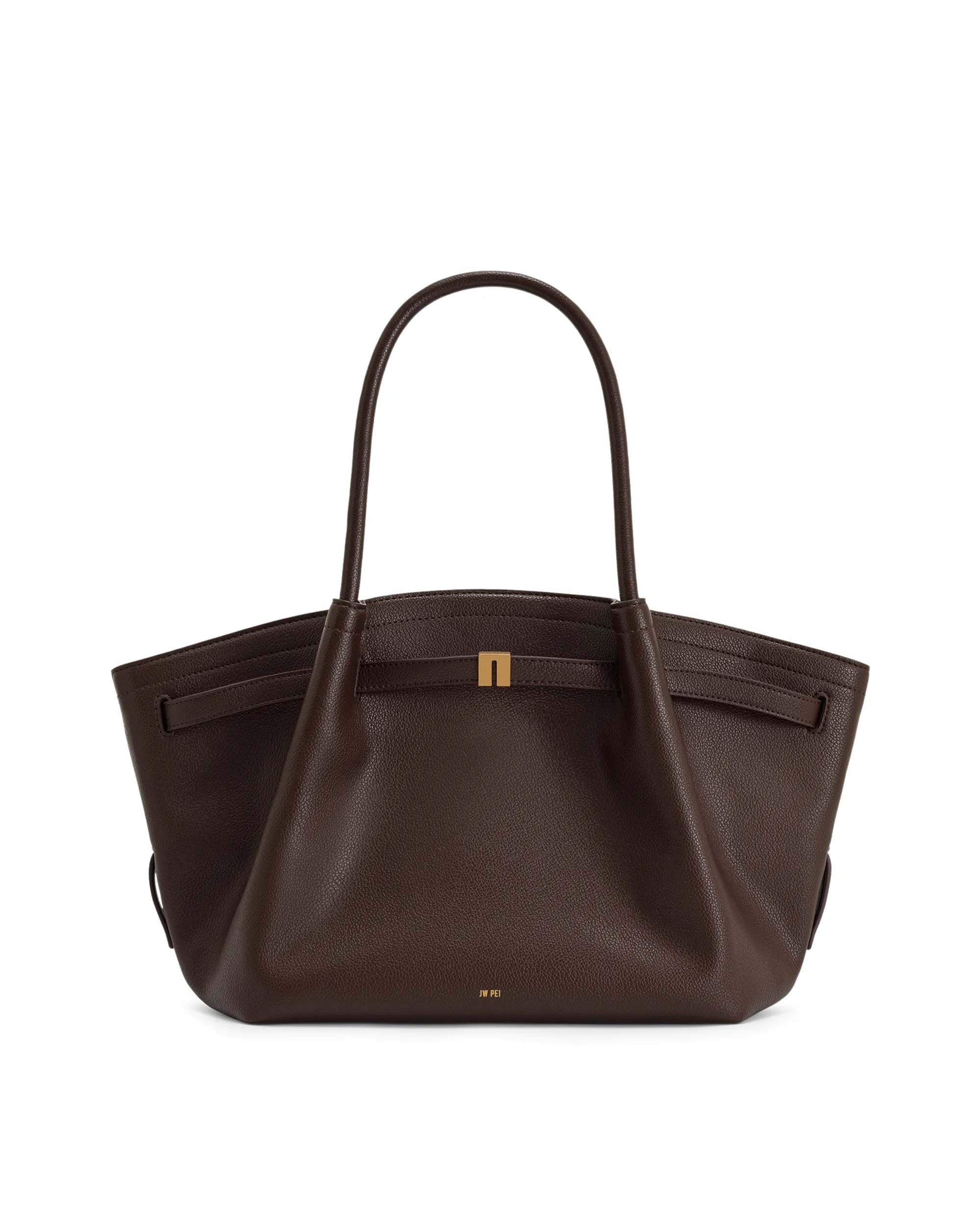 JW PEI_Dark Brown_Hana Medium Tote Bags_JH306B04-34_Dark Brown_02