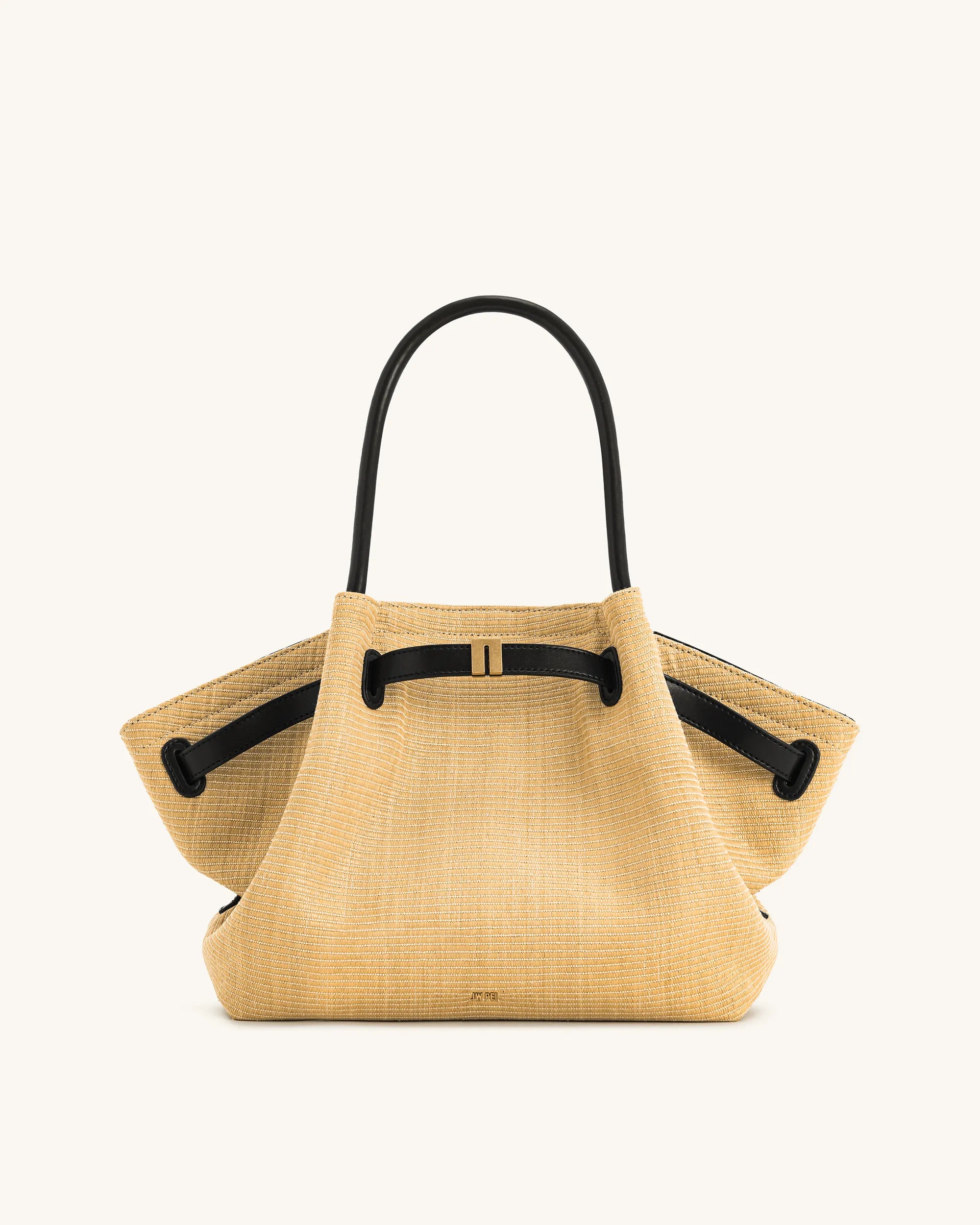 JW PEI_Brown Straw_Hana Medium Faux Straw Tote Bags_JH306B04-35_Brown Straw_01
