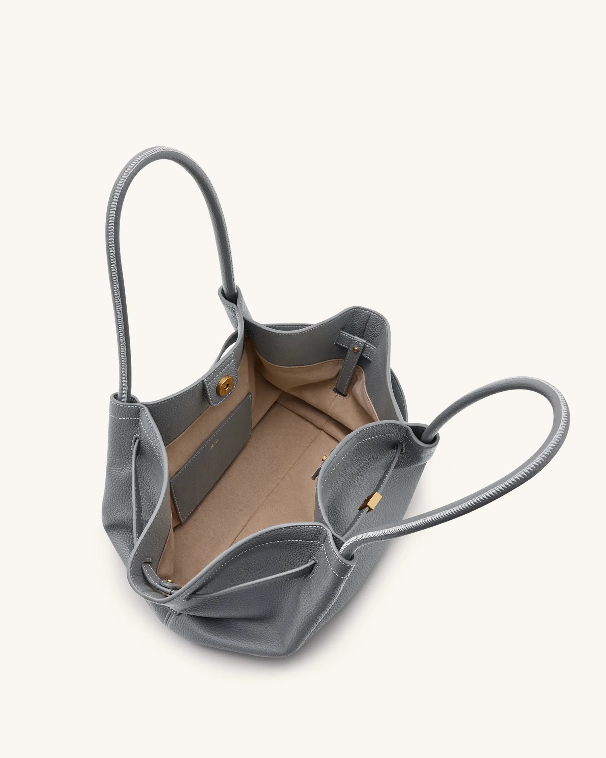 JW PEI Slate Gray Hana Medium Tote Bag SKU: JH306B04-91_Slate Gray Image 05