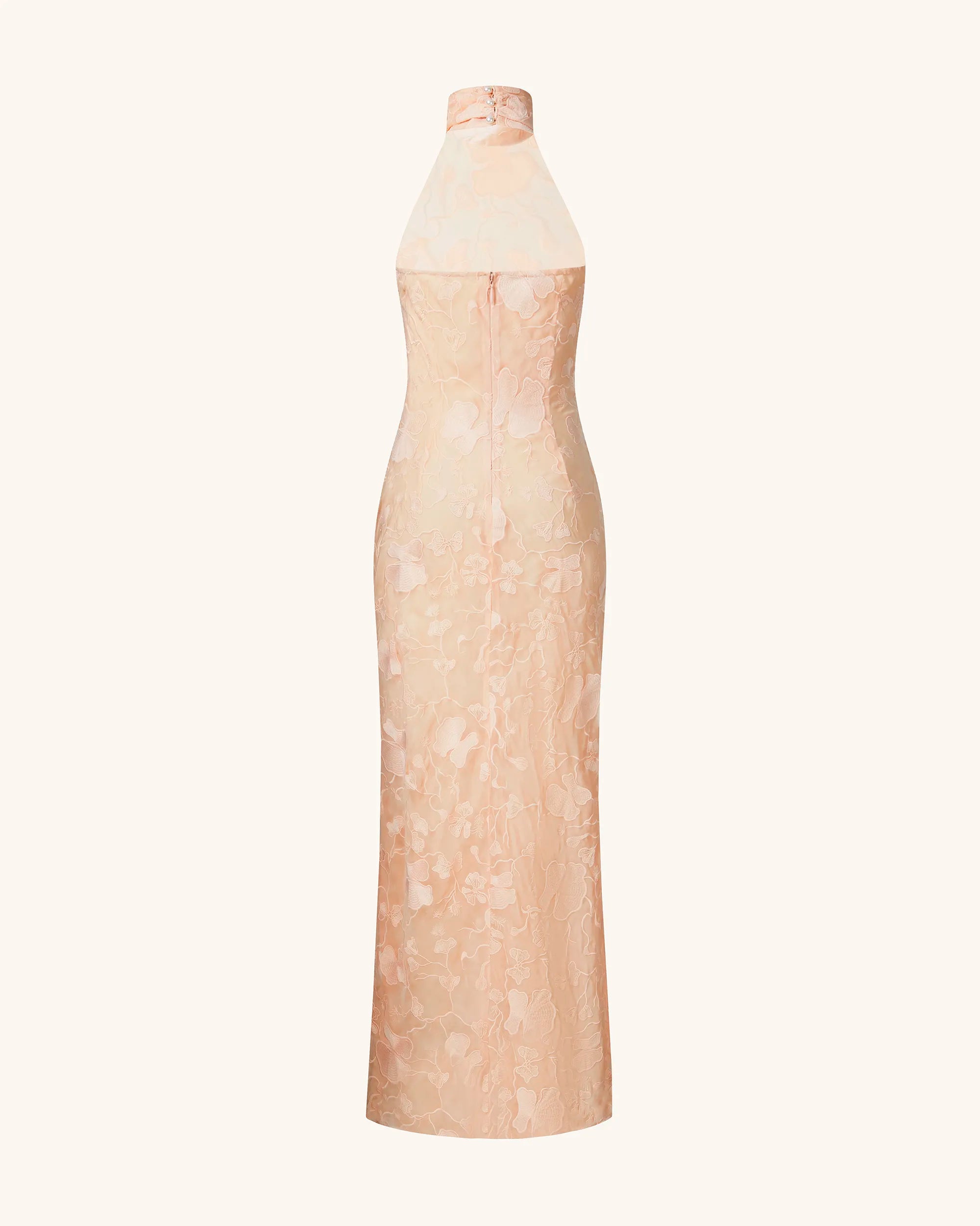 JW PEI_Pink Beige_Uliana Floral Lace Halterneck Maxi Dress_JR30234-3_Pink Beige_03