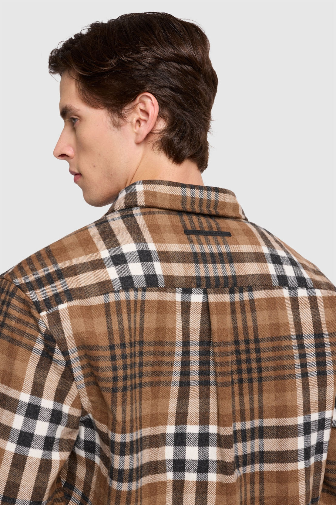Overshirt Checkered Flannel Brown Shades_JSFM4630CB_CB_02