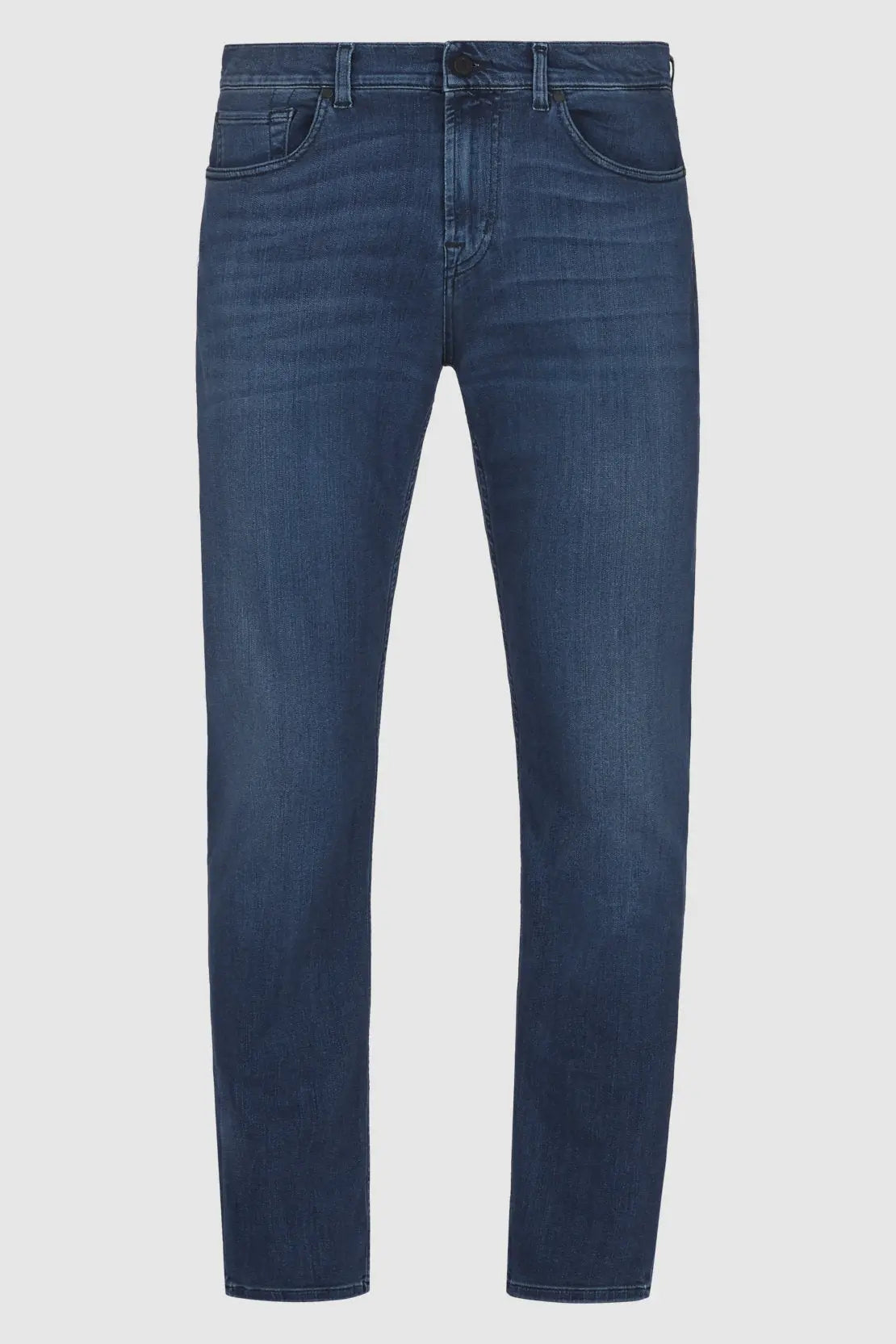 Slimmy Tapered Luxe Performance Plus Mid Blue - BEVAVA