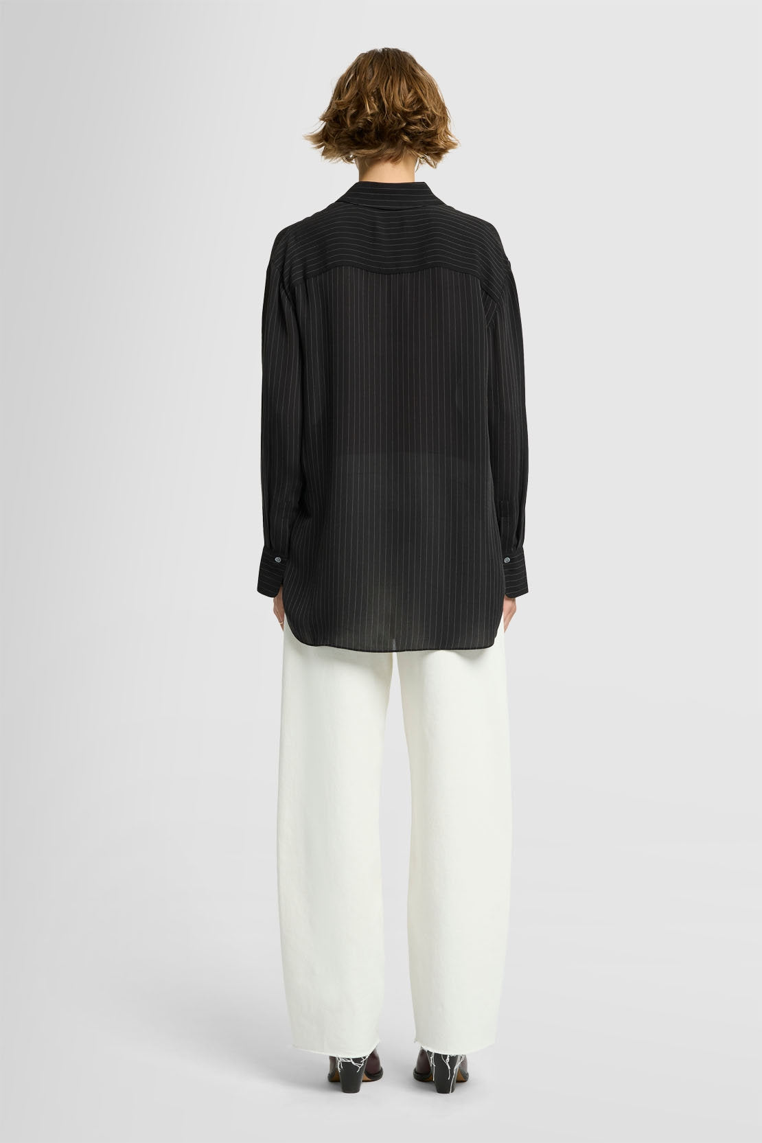 Oversized Button Up Silk Viscose Blend Pinstripe_JSPL7010PS_PS_04