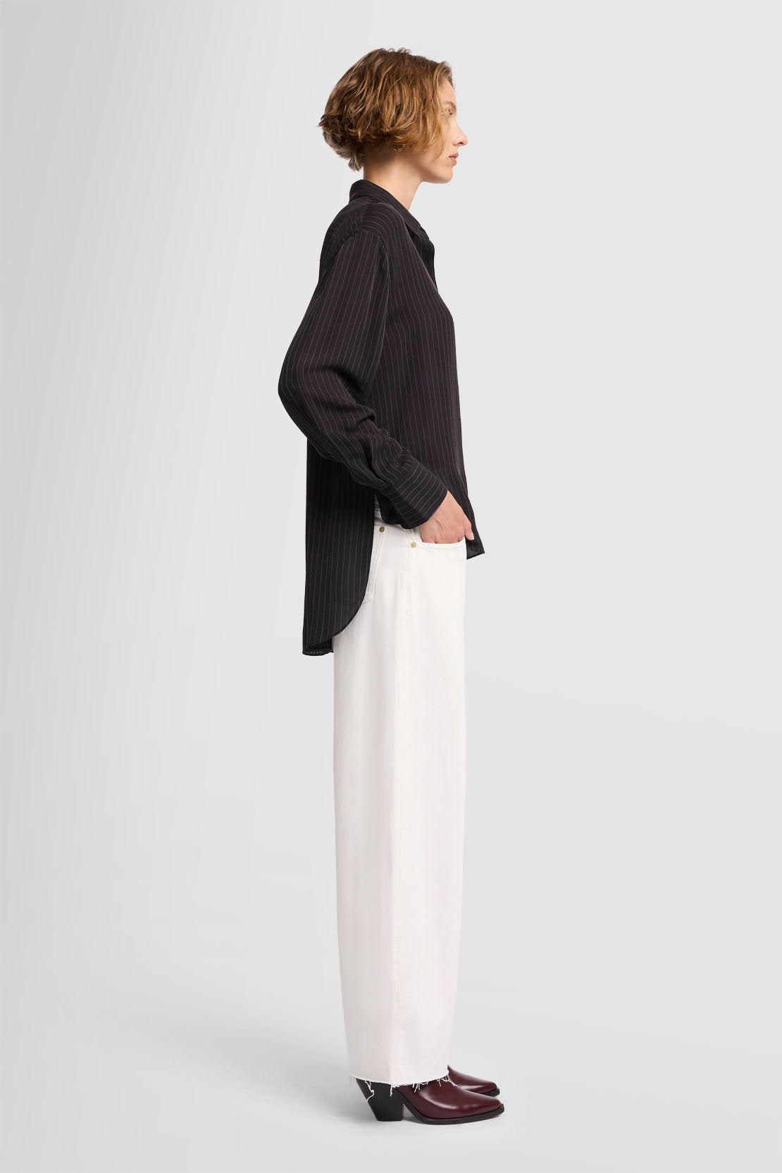Oversized Button Up Silk Viscose Blend Pinstripe_JSPL7010PS_PS_05