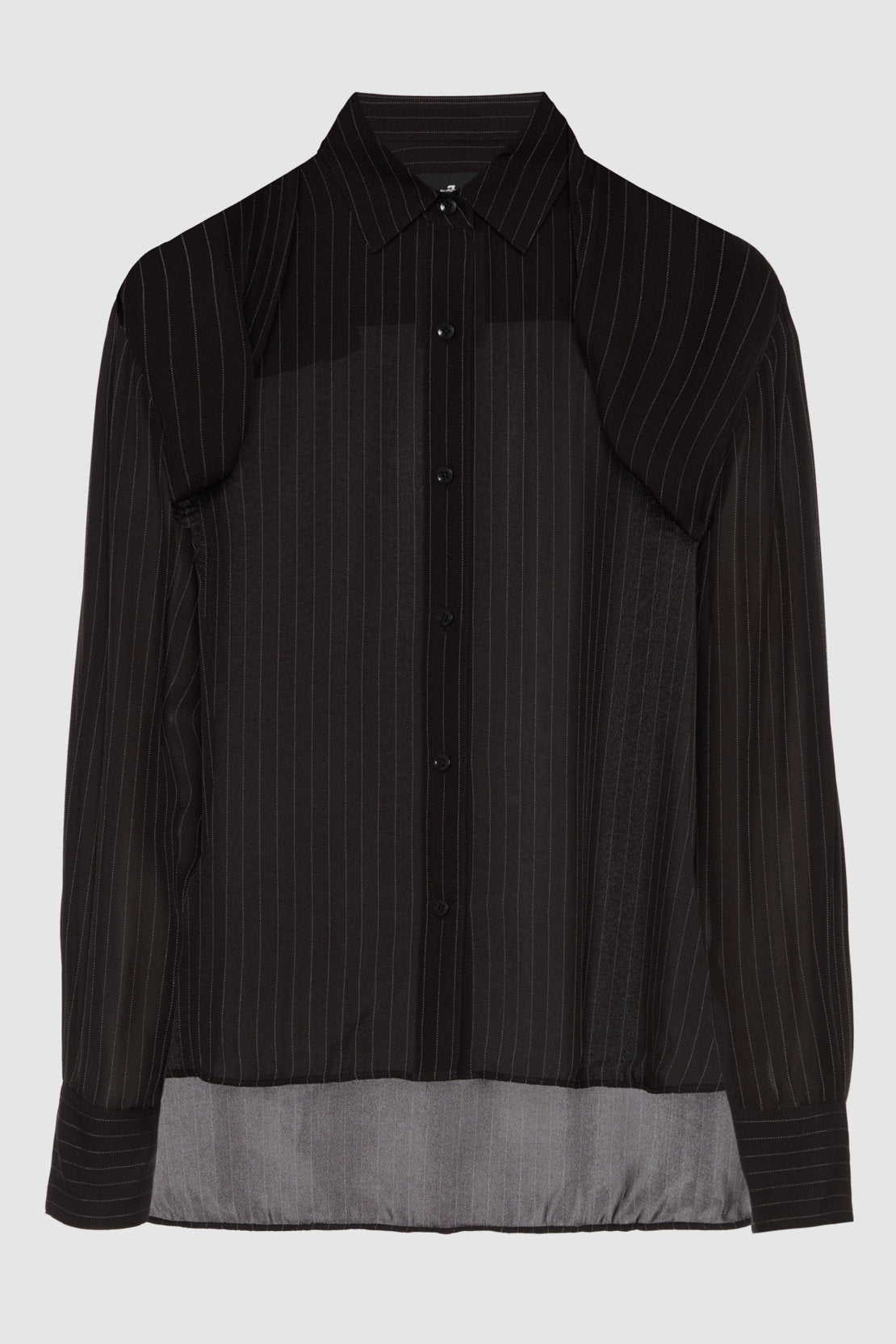 Oversized Button Up Silk Viscose Blend Pinstripe_JSPL7010PS_PS_06