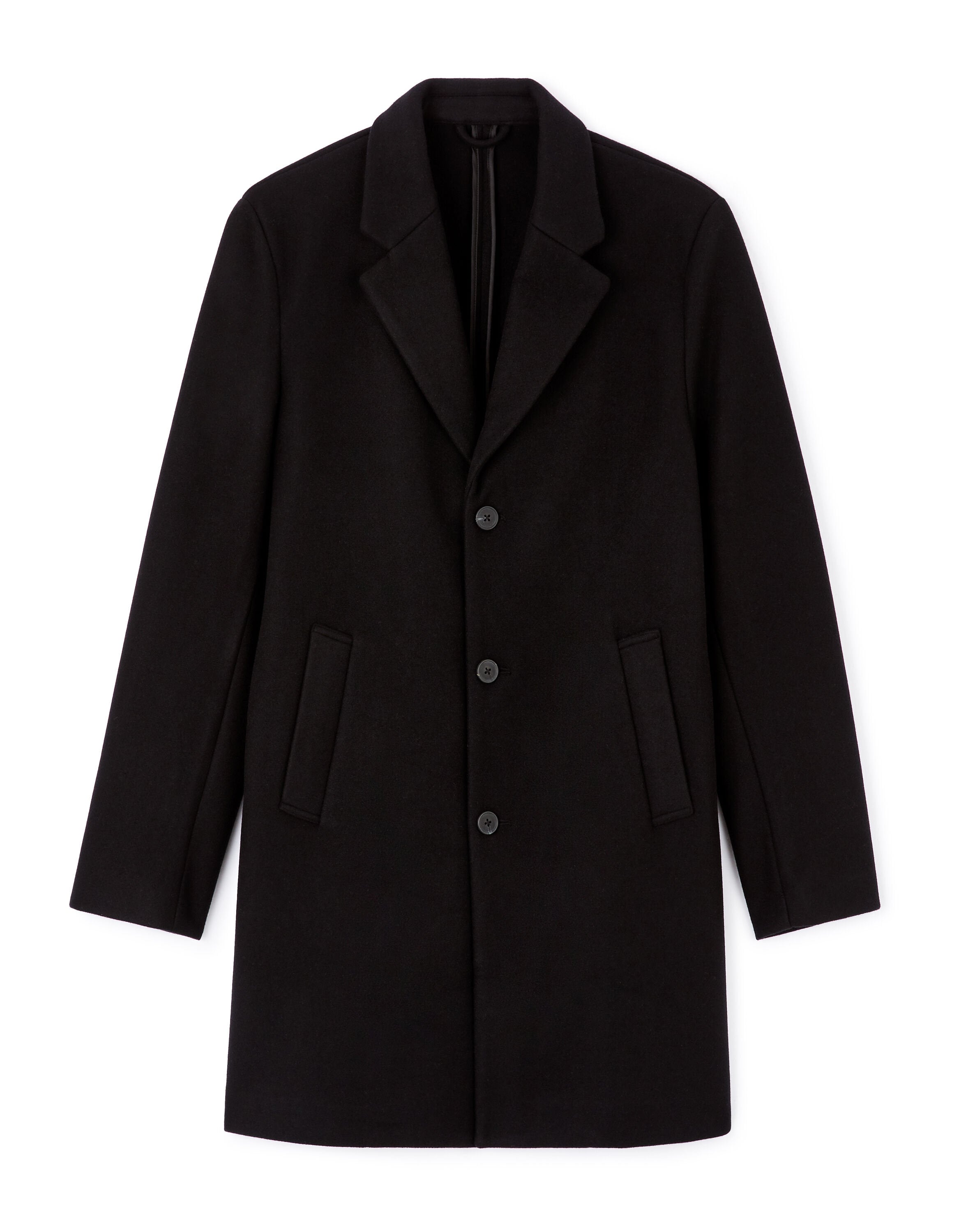 Celio_Unlined Long Coat - Black_JUBIAIS_BLACK_03