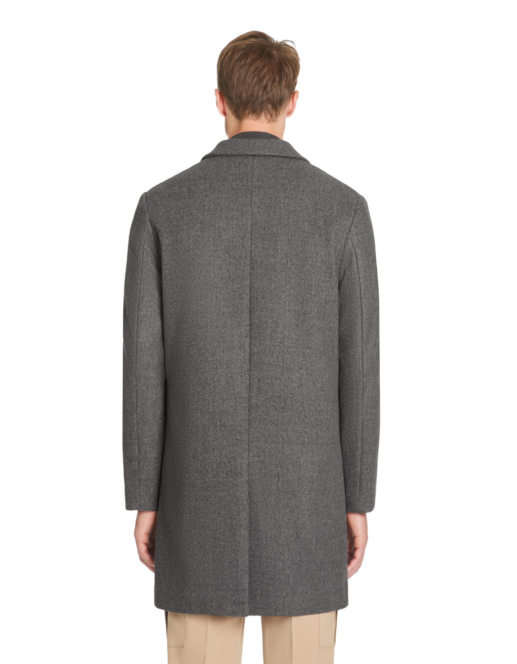 Celio_Long Unlined Coat - Heather Grey_JUBIAIS_GREY MEL_04