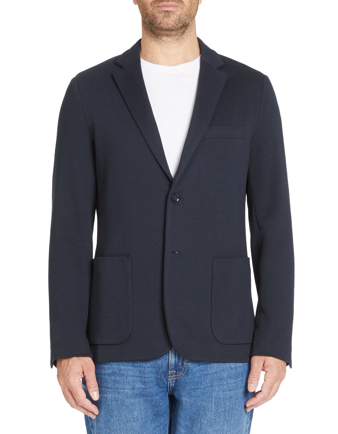 Celio_Navy Slim Fit Blazer_JUJESS_NAVY_01