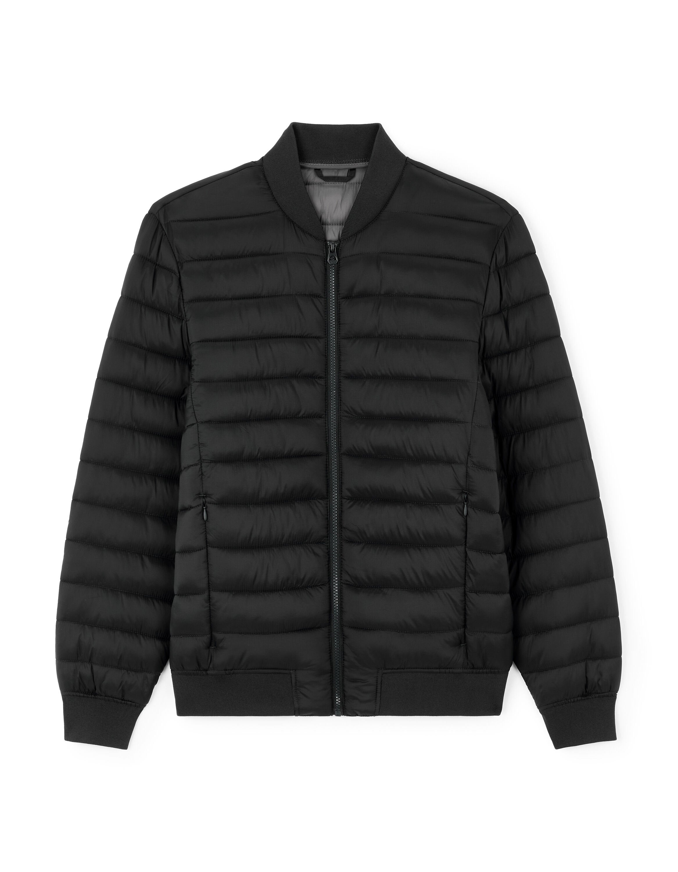 Celio_Black Light Bomber Neck Down Jacket_JULIGHTY_BLACK_04