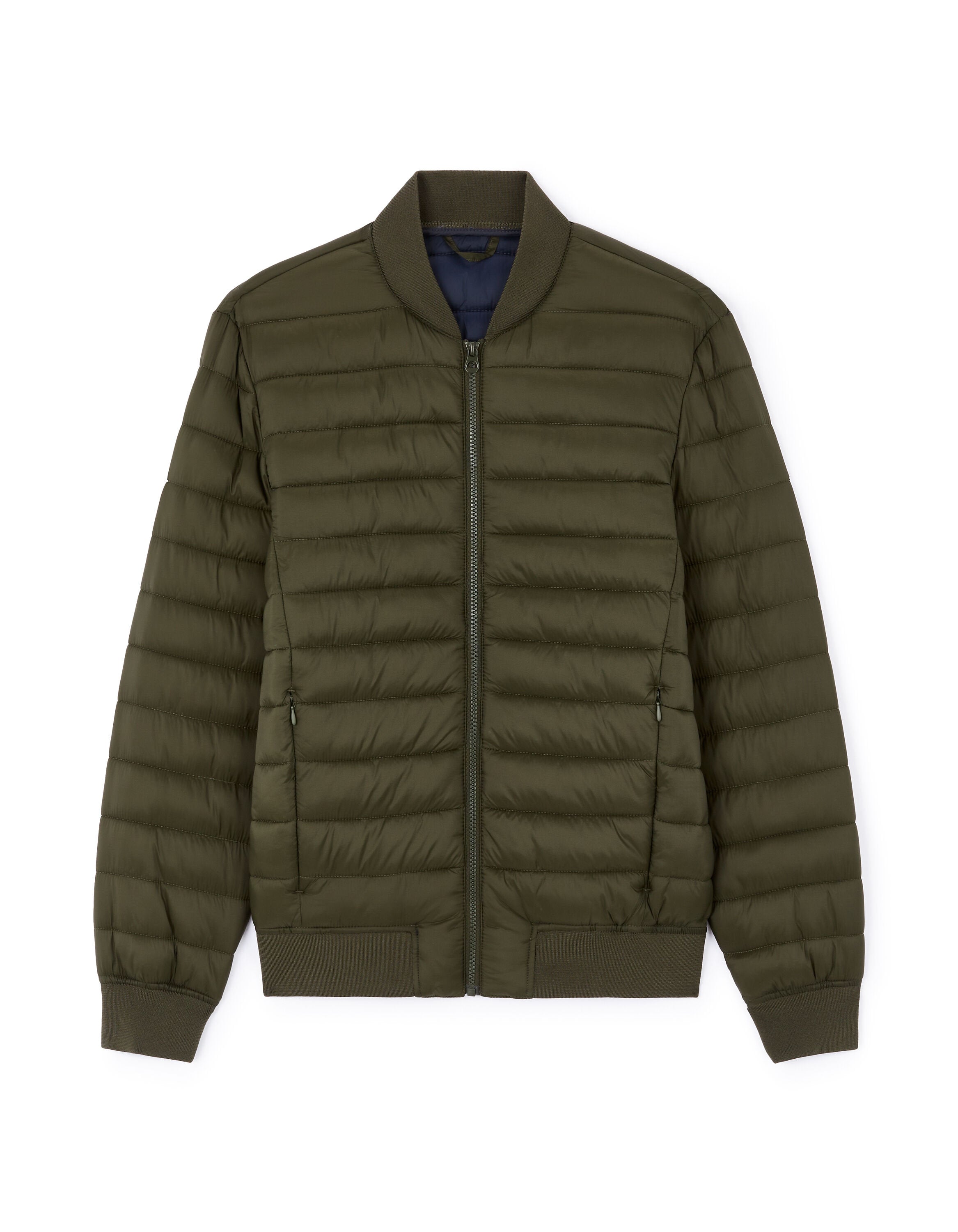 Celio_Khaki Light Bomber Neck Down Jacket_JULIGHTY_KAKI_05
