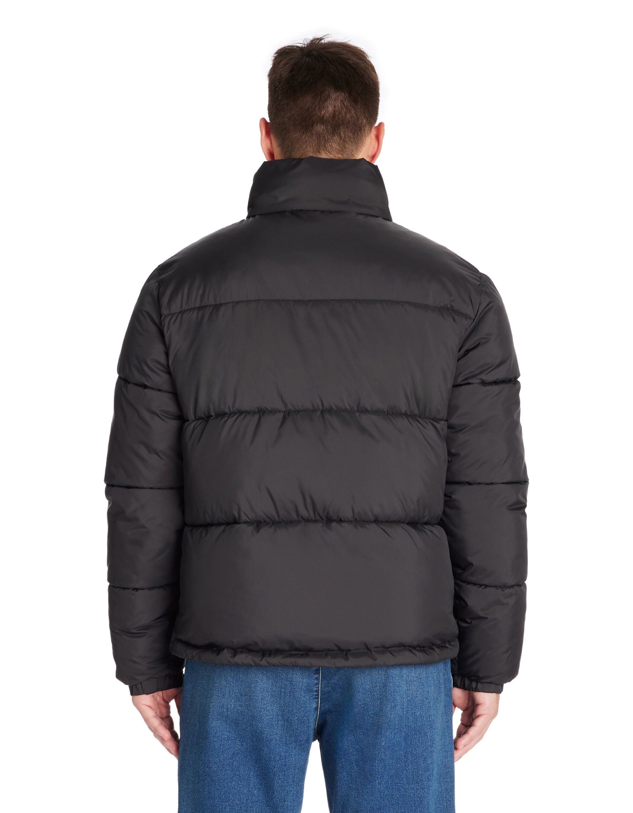 Celio_Black Warm Down Jacket with Stand-Up Collar_JUPARIGI_BLACK_03