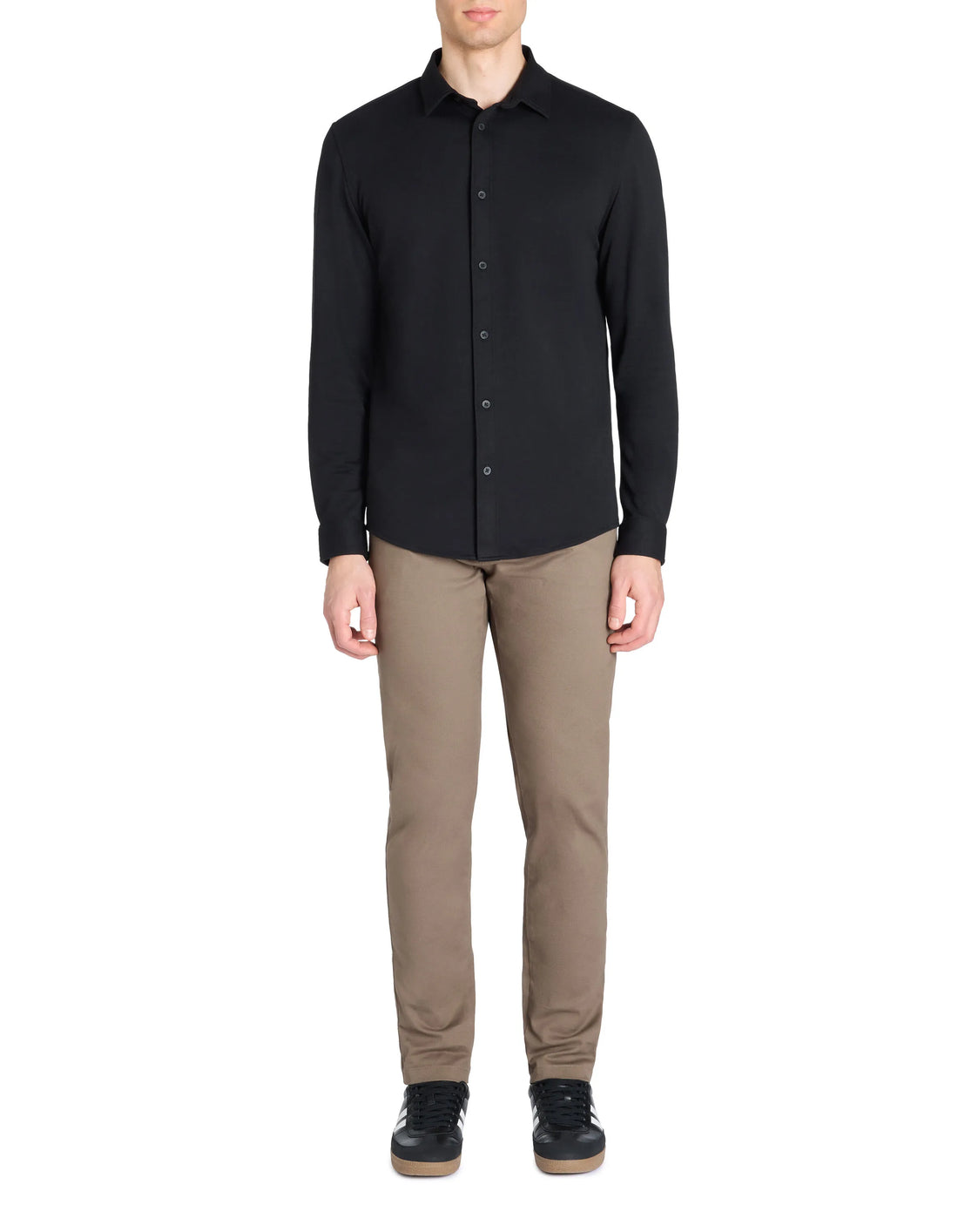 Celio_Black_Regular Jersey Shirt_LAHEM_BLACK_02