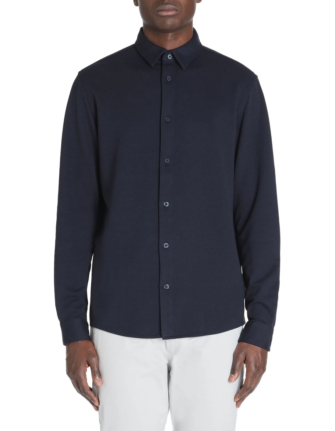 Celio_Navy_Regular Jersey Shirt_LAHEM_NAVY_02