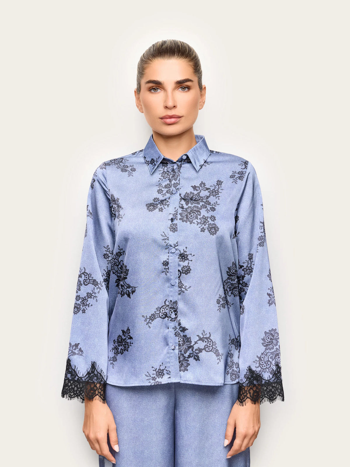 Yamamay PRINTED Women Jacket - Denim Satin SKU: LCDD193002_128 Image 02