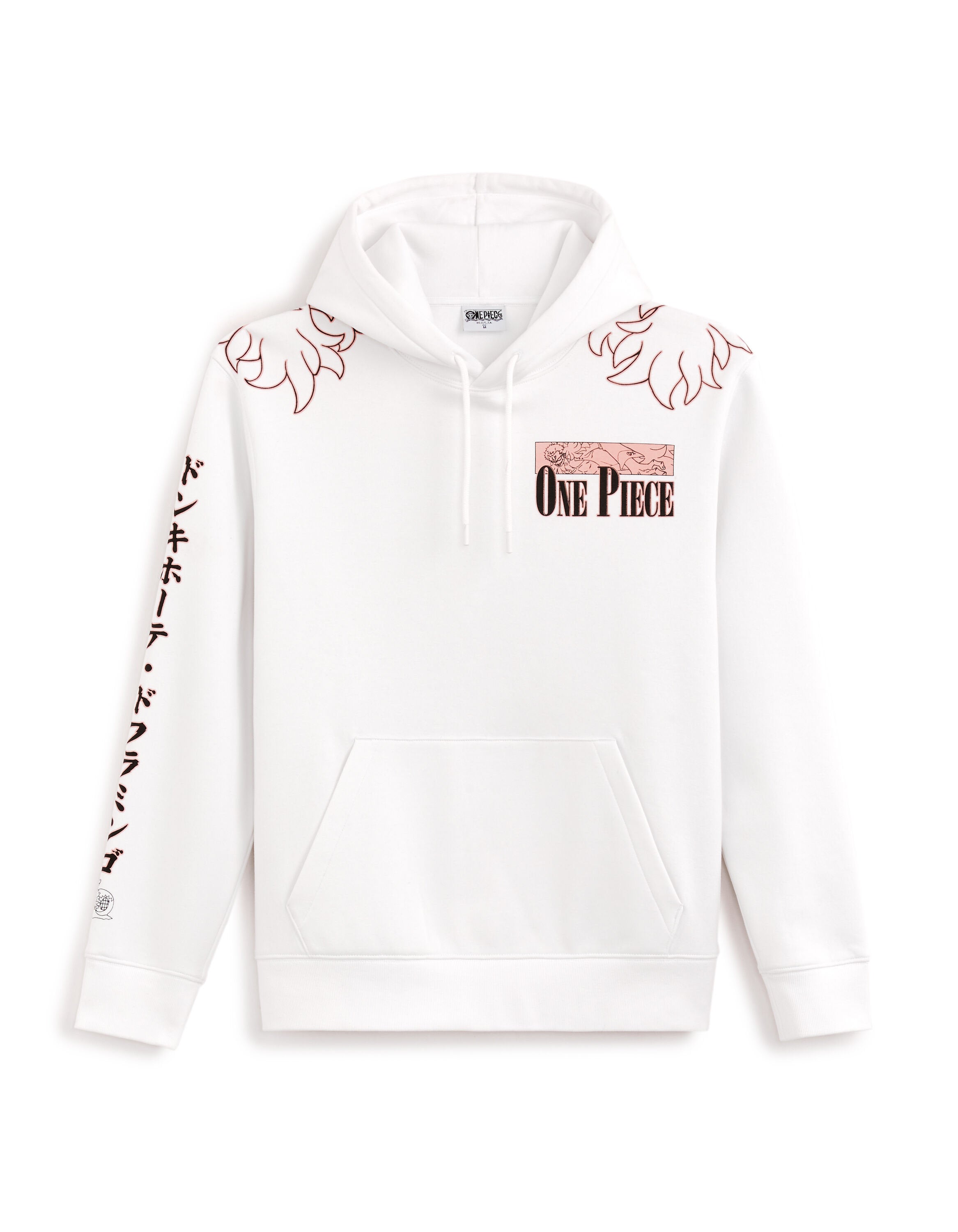 Celio_One Piece White Sweatshirt_LDEONESW_WHITE_05