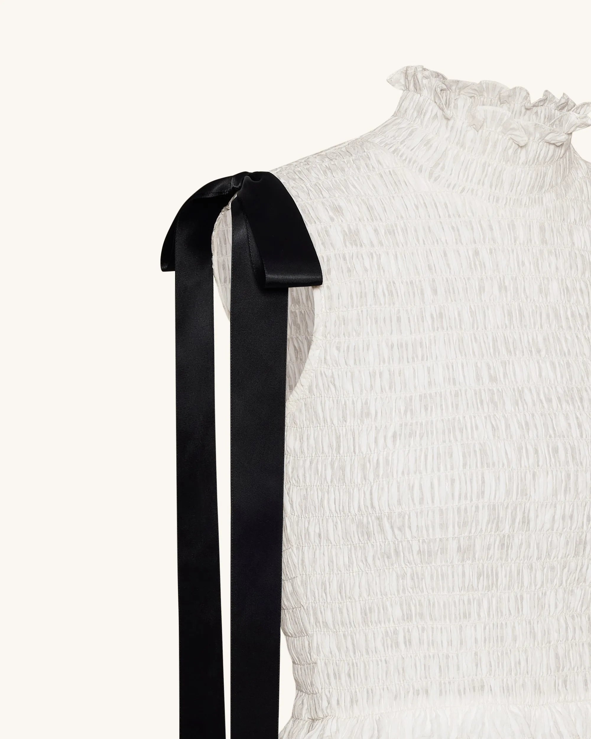 JW PEI_White_High-Neck Sleeveless Smocked Three-Tier Maxi Dress_LDS217-2_White_05