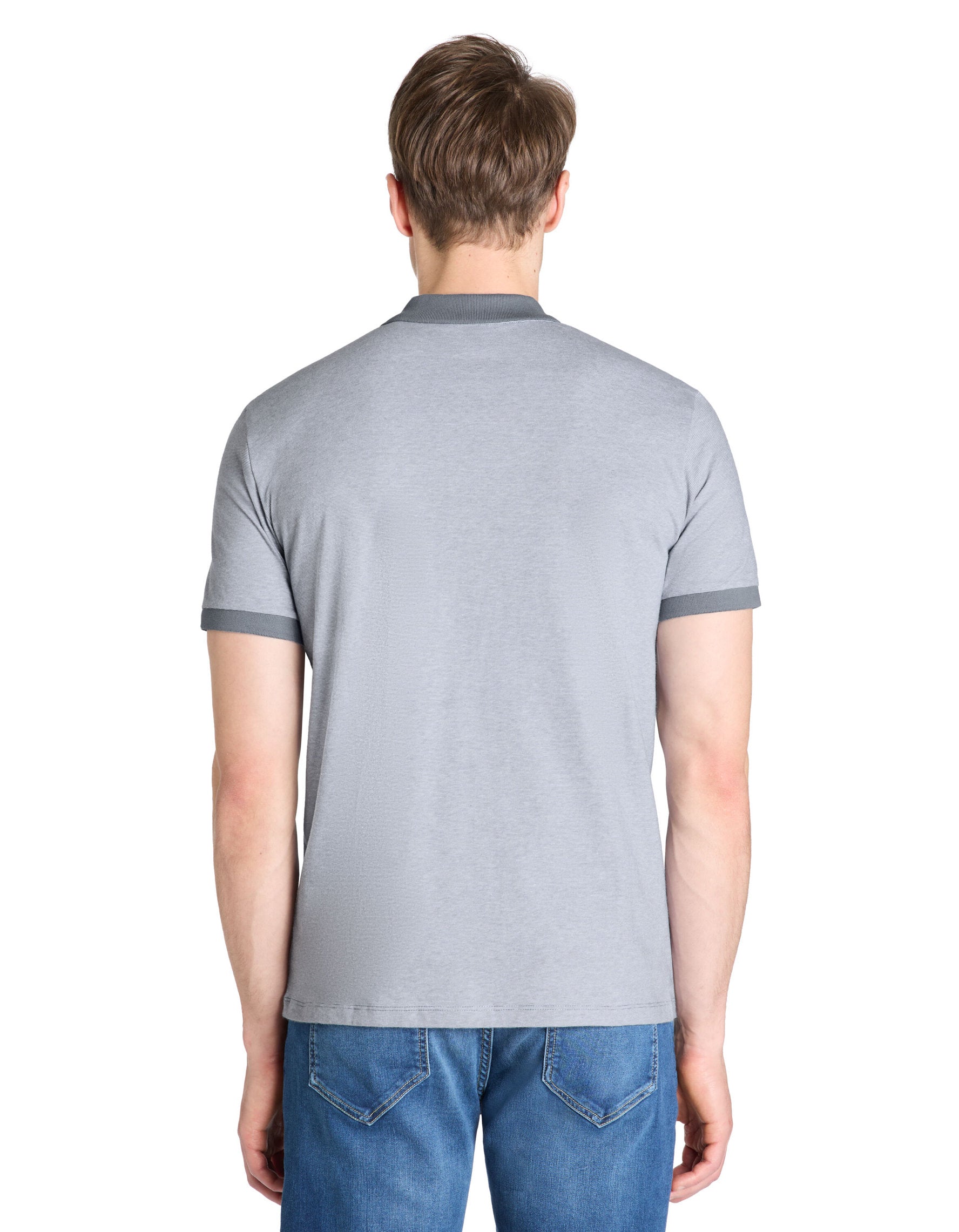 Celio_Blue Regular Polo 100% Cotton_LECHECK_BLUE STONE_03