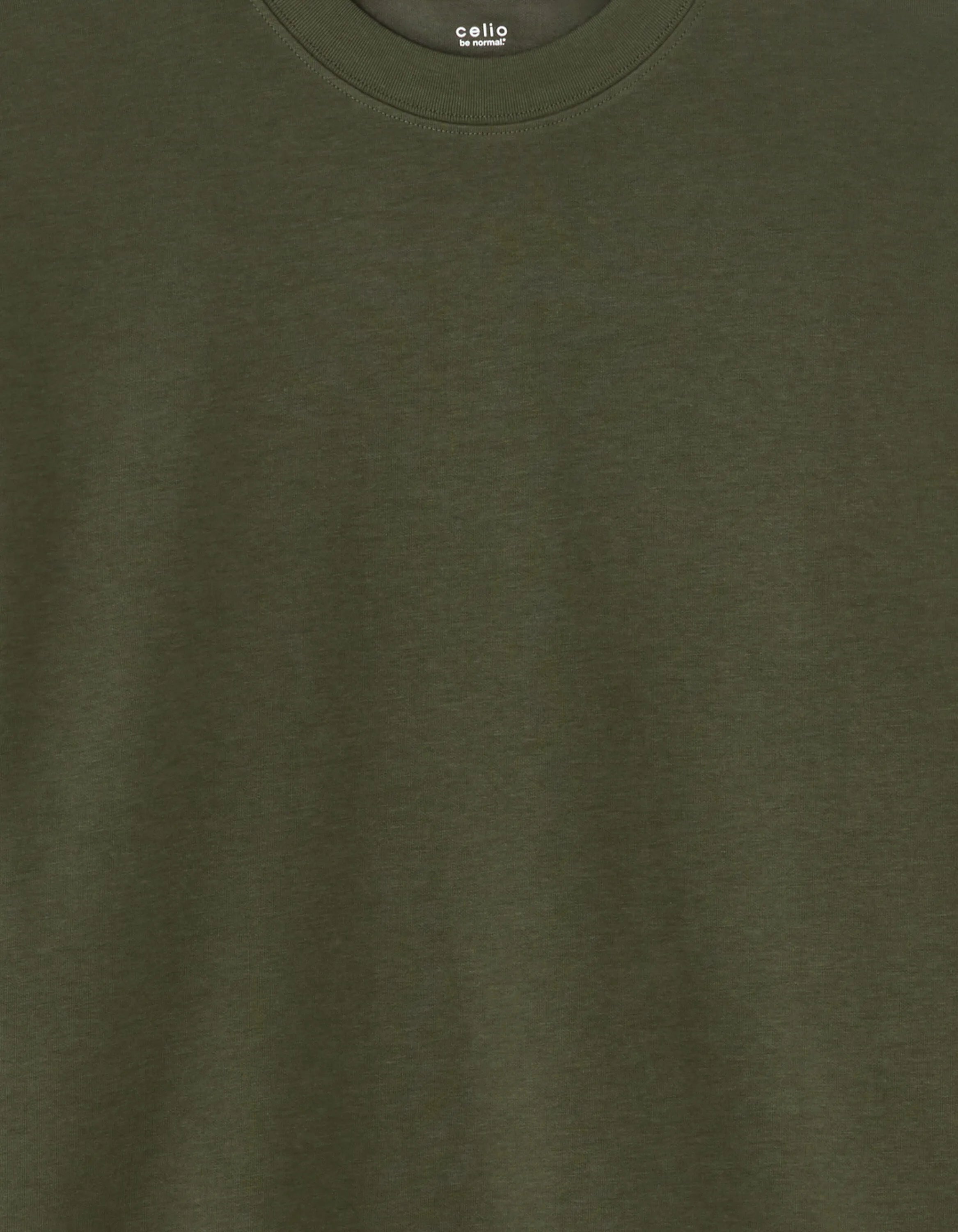 Celio_Deep Kaki_Oversized Long-Sleeved T-Shirt_LEHEML_DEEP KAKI_02