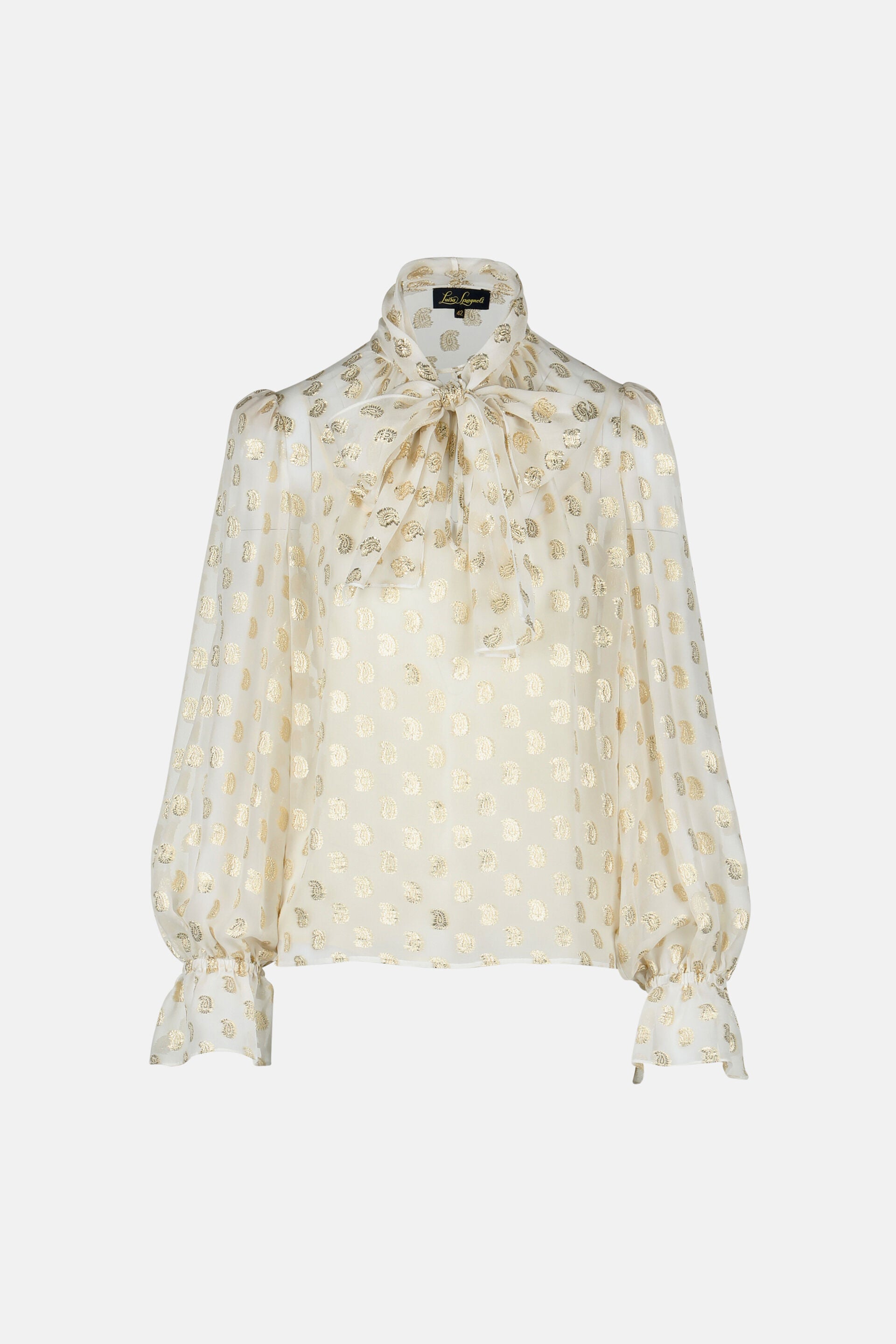 Luisa Spagnoli_Var Panna Oro_Lenticchia - Silk Blouse_LENTICCHIA_3916_05