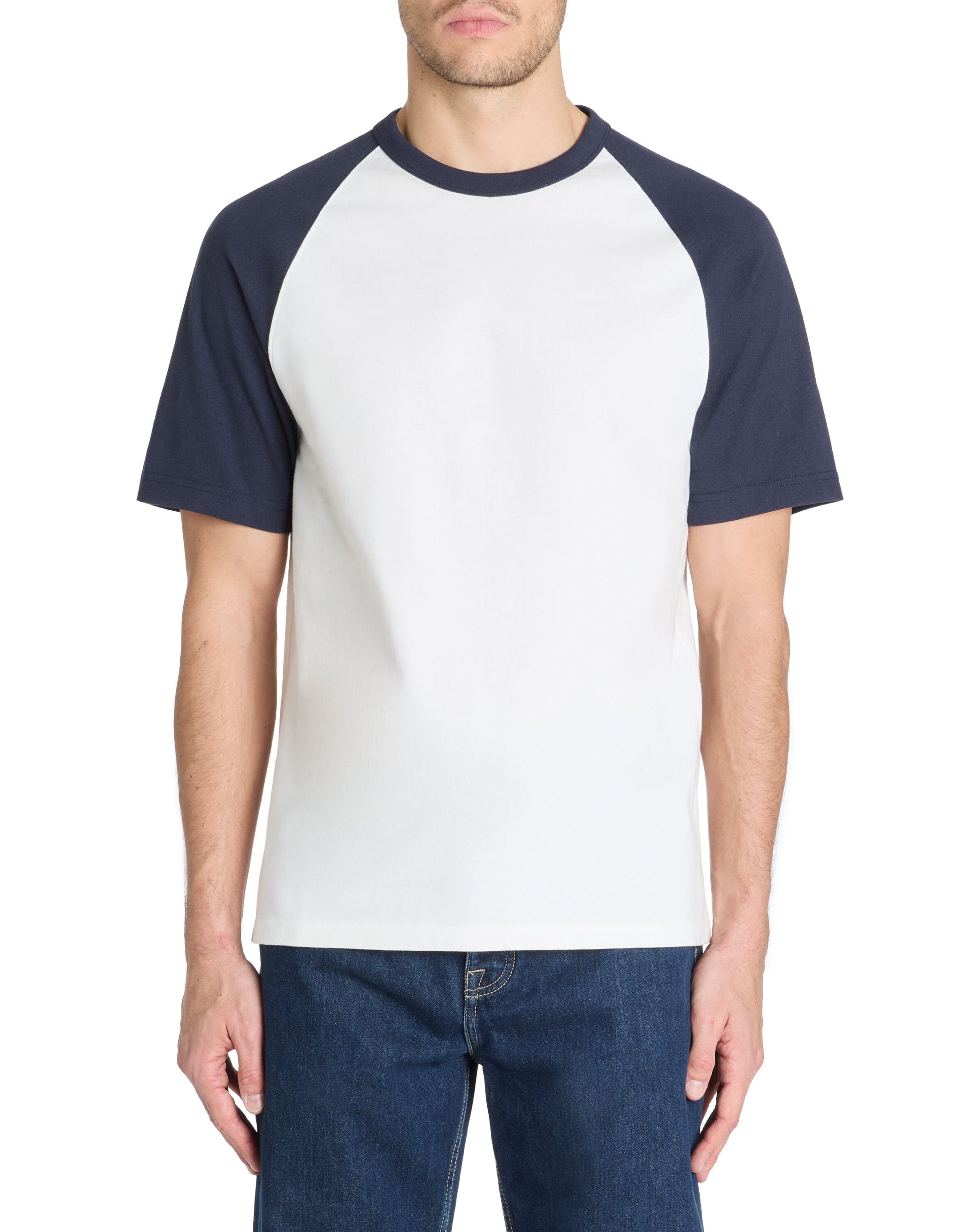 Celio_Navy 100% Cotton Round-Neck Boxy T-Shirt_LERAGA_NAVY_02