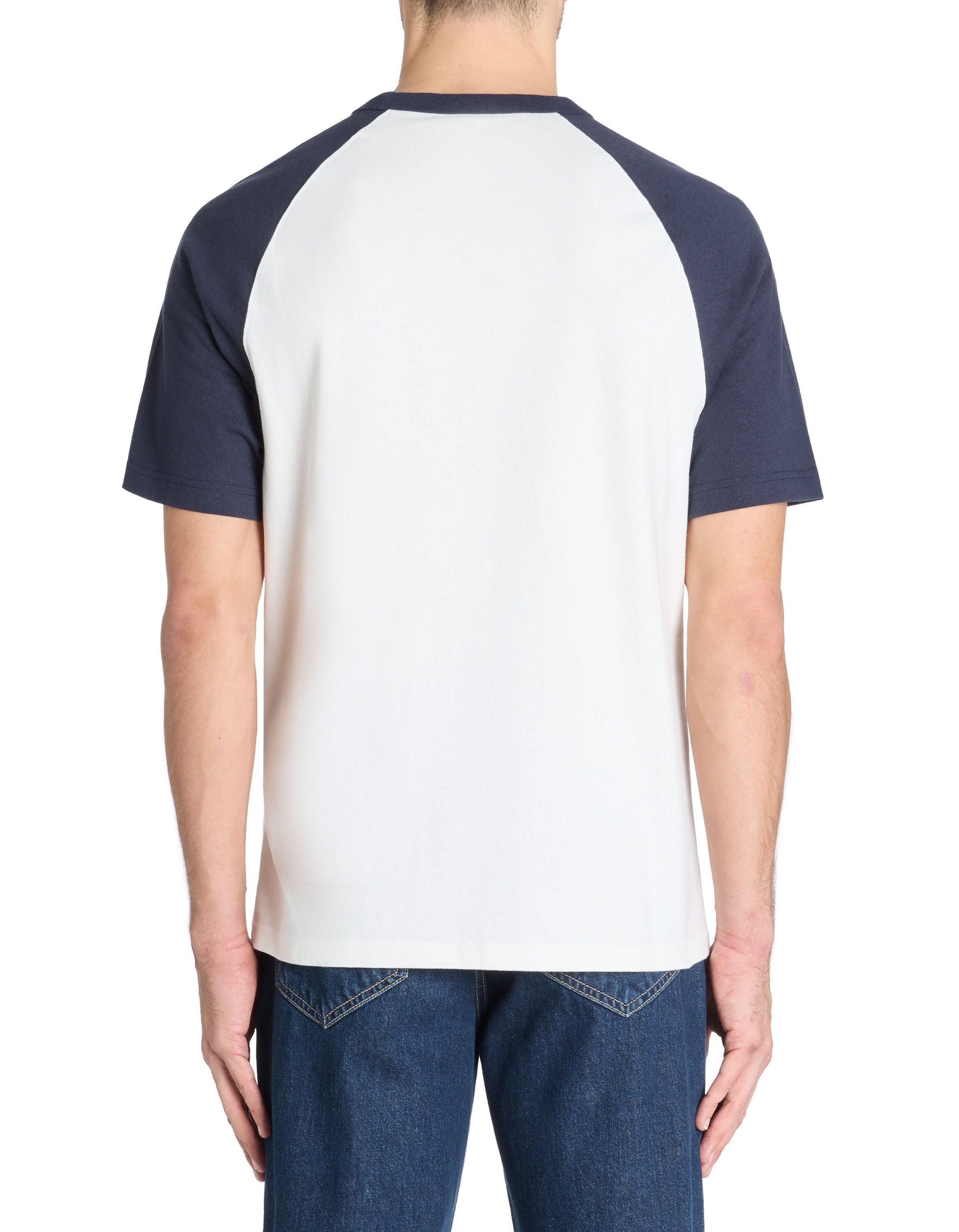 Celio_Navy 100% Cotton Round-Neck Boxy T-Shirt_LERAGA_NAVY_03