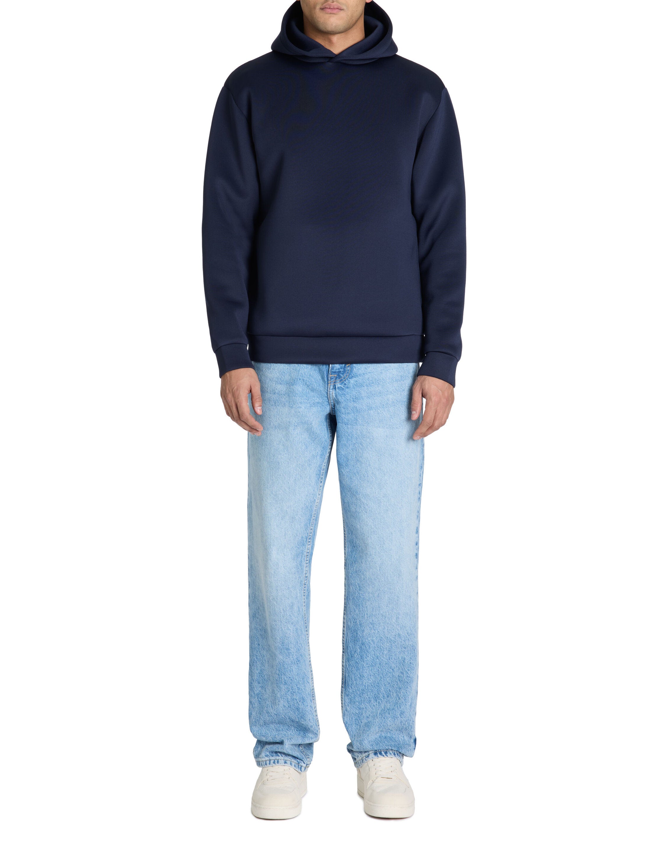 Celio_Oversized Neoprene Hooded Sweatshirt - Navy_LESCUBA_NAVY_02