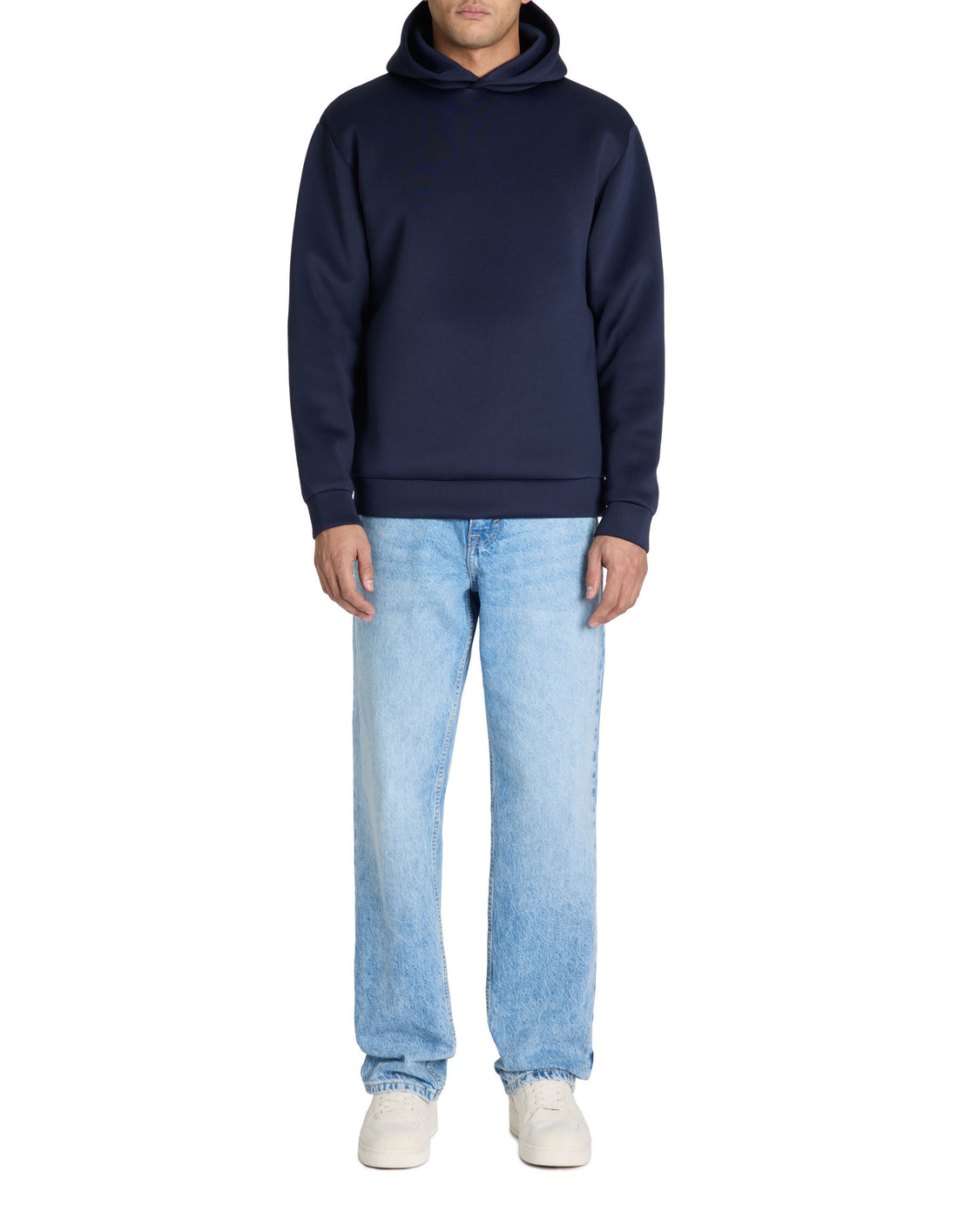 Celio_Oversized Neoprene Hooded Sweatshirt - Navy_LESCUBA_NAVY_02