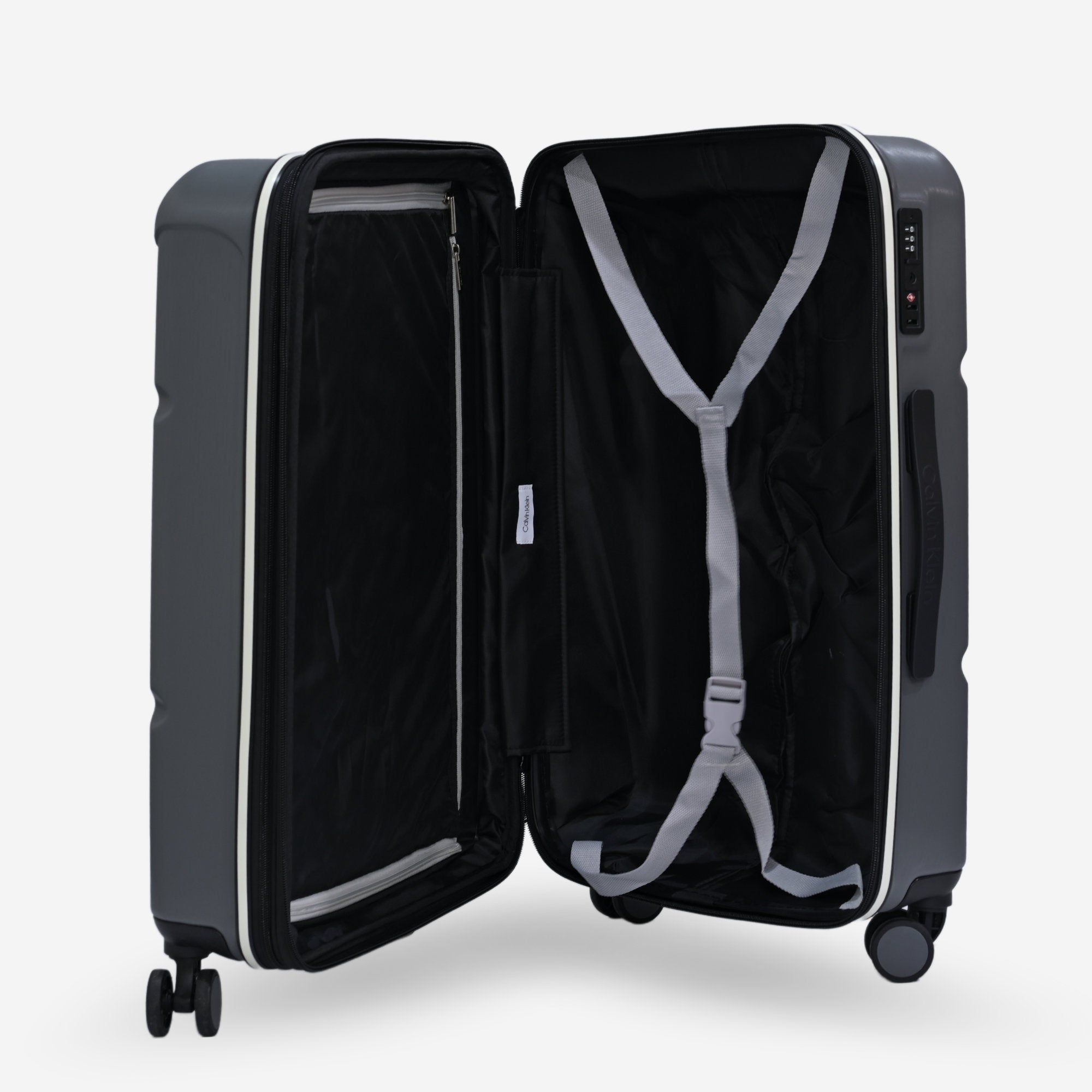 Calvin Klein Charcoal Grey Medium Luggage_LH418CP4_CHA_04