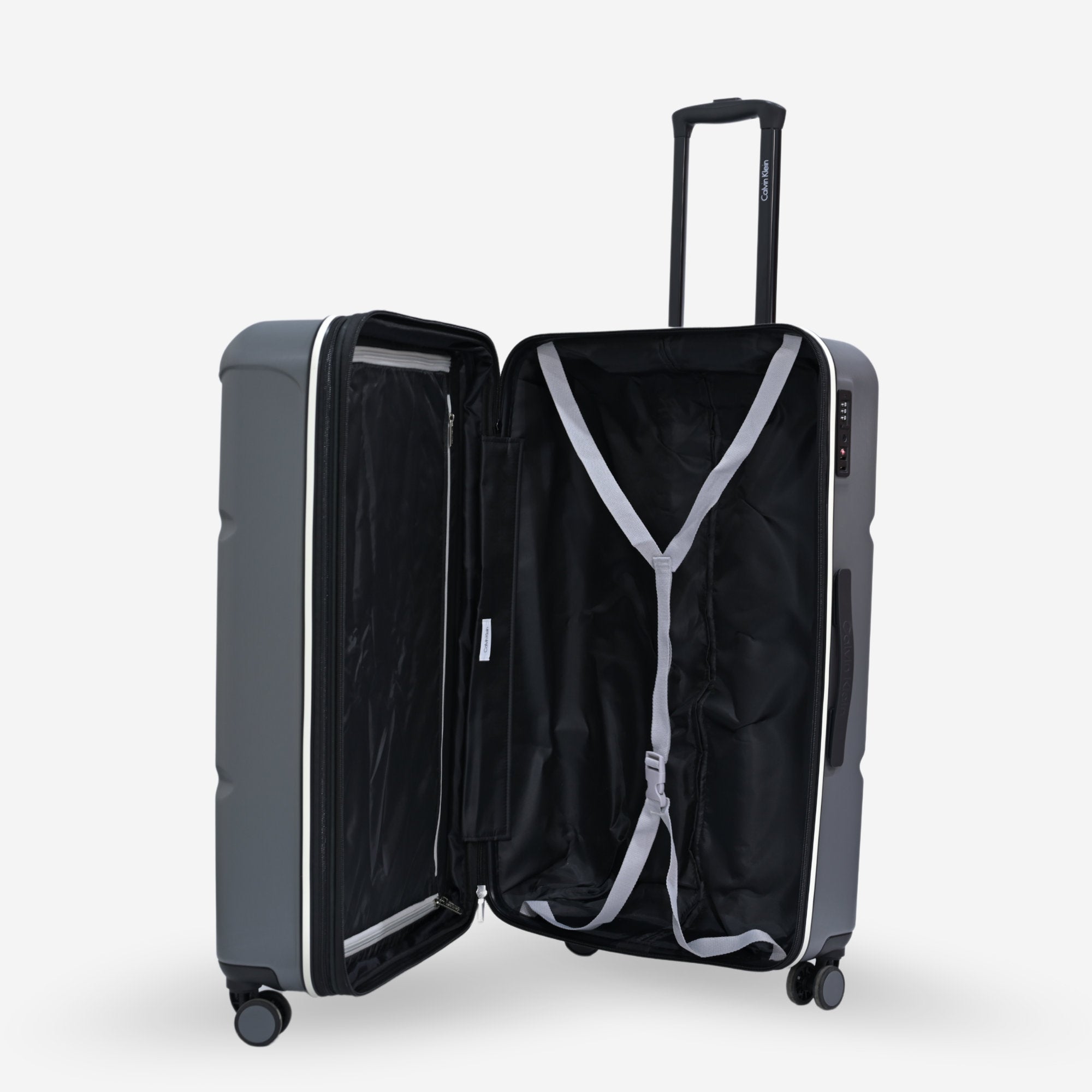 Calvin Klein Charcoal Grey Large Luggage_LH818CP4_CHA_04
