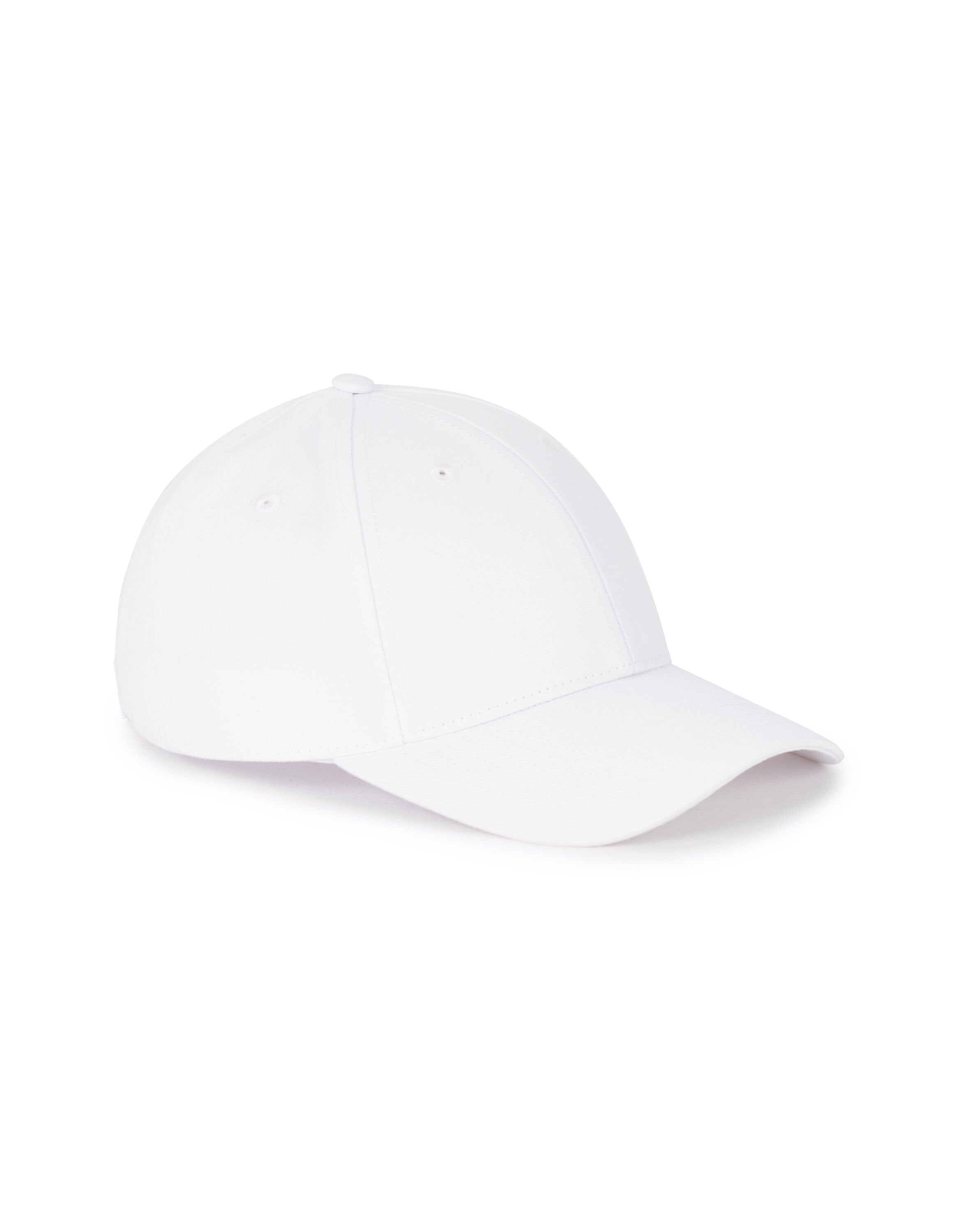 Celio_White Plain 100% Cotton Cap_LICAPORIGI_WHITE_01