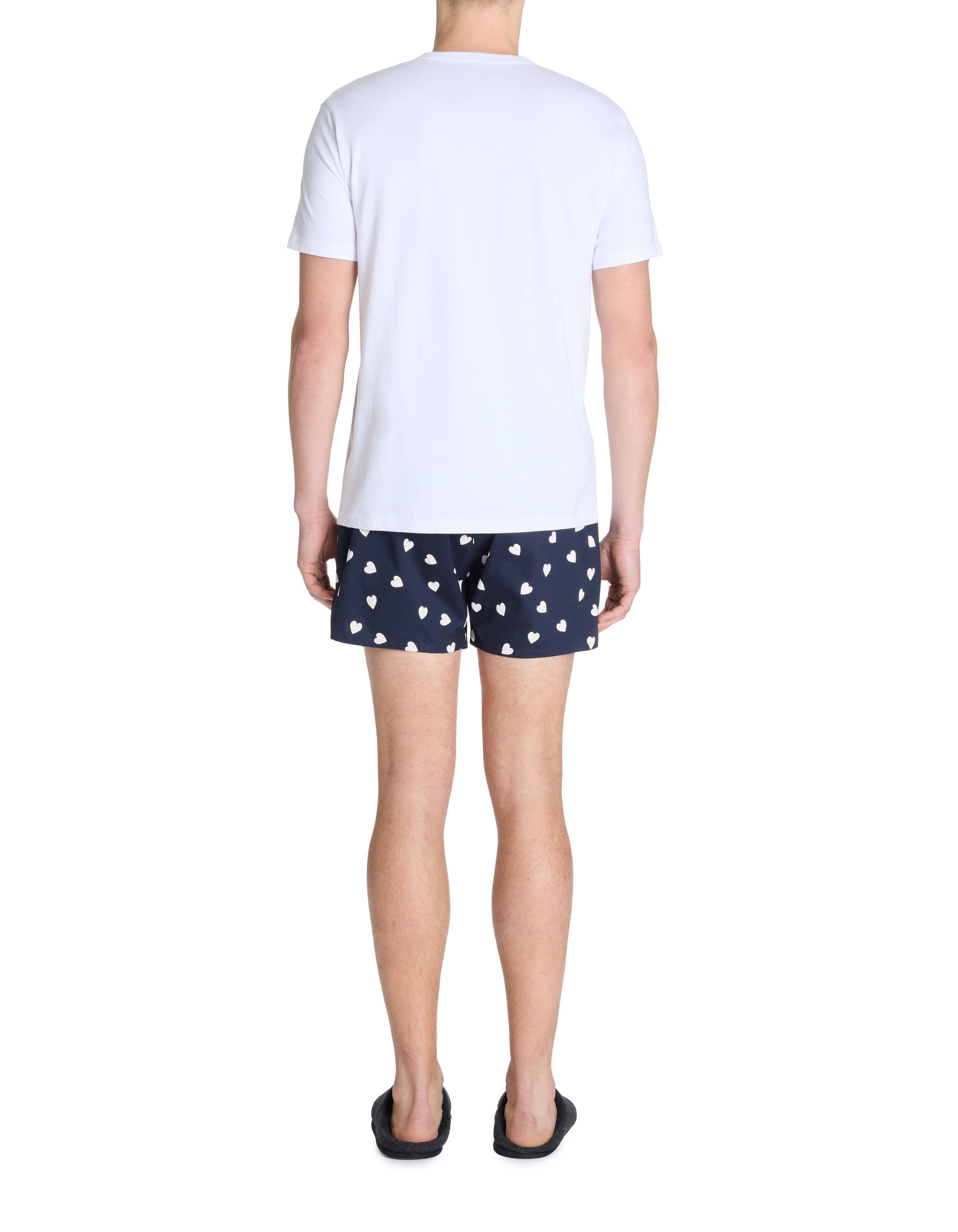 Celio_Navy 100% Cotton Short Pajamas_LIPYLOVE_NAVY_02