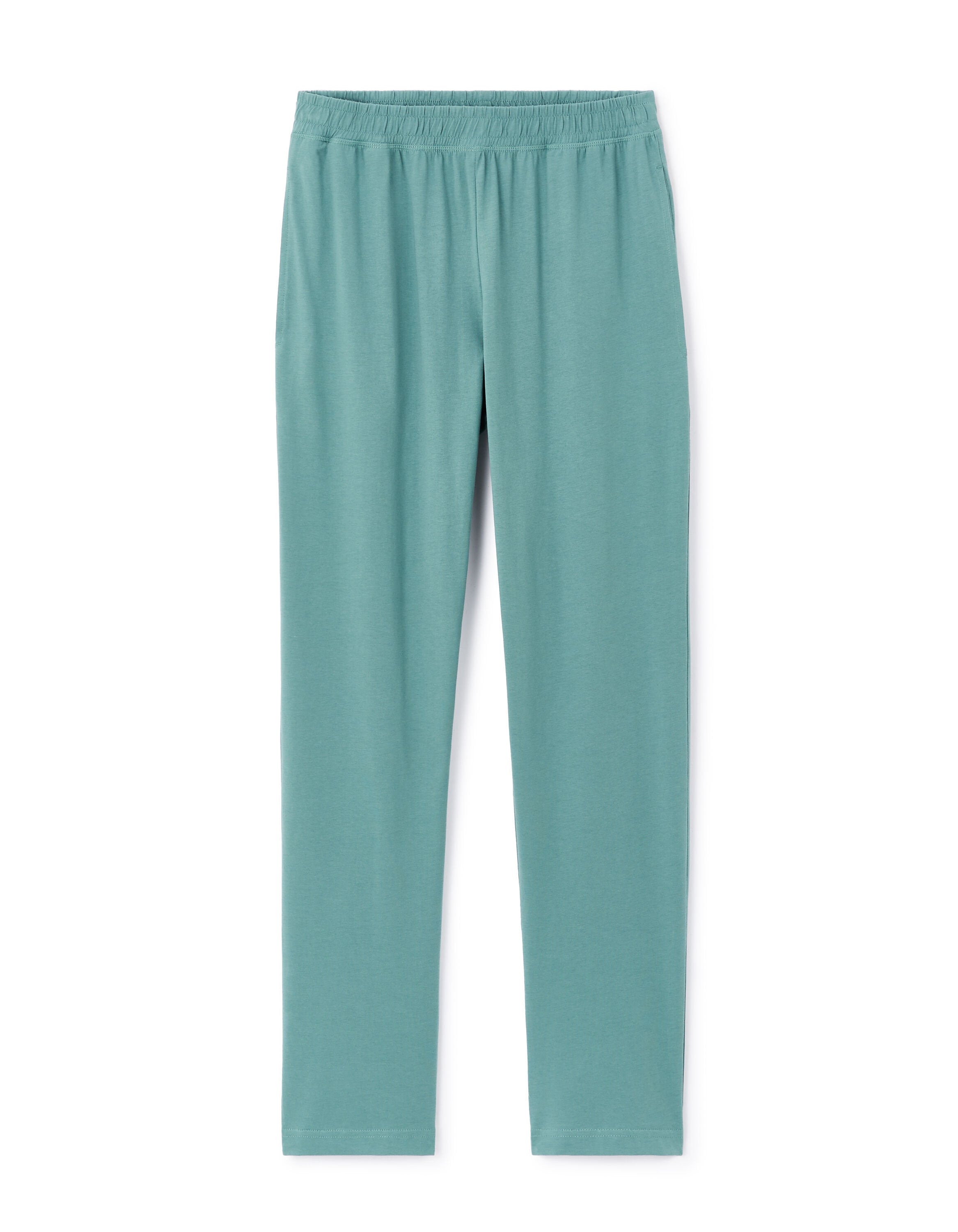 Celio_Long Pajamas 100% Stretch Cotton - Turquoise_LIPYMARIN_TURQUOISE_04