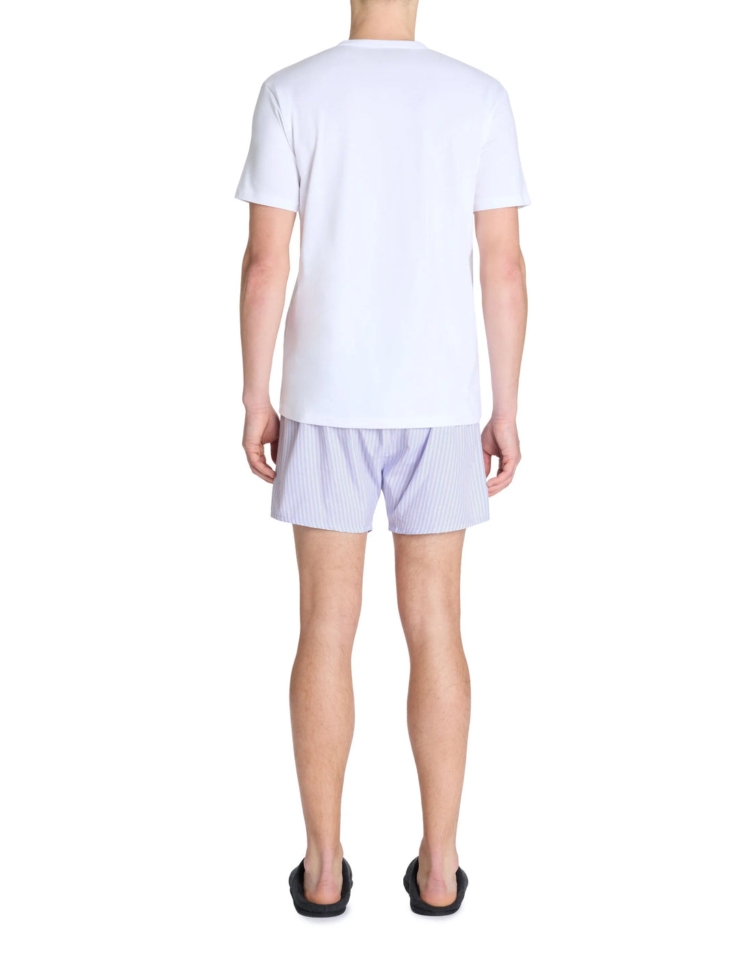 Celio_White_100% Cotton Pajama Shorts_LIPYRAYURE_WHITE_02