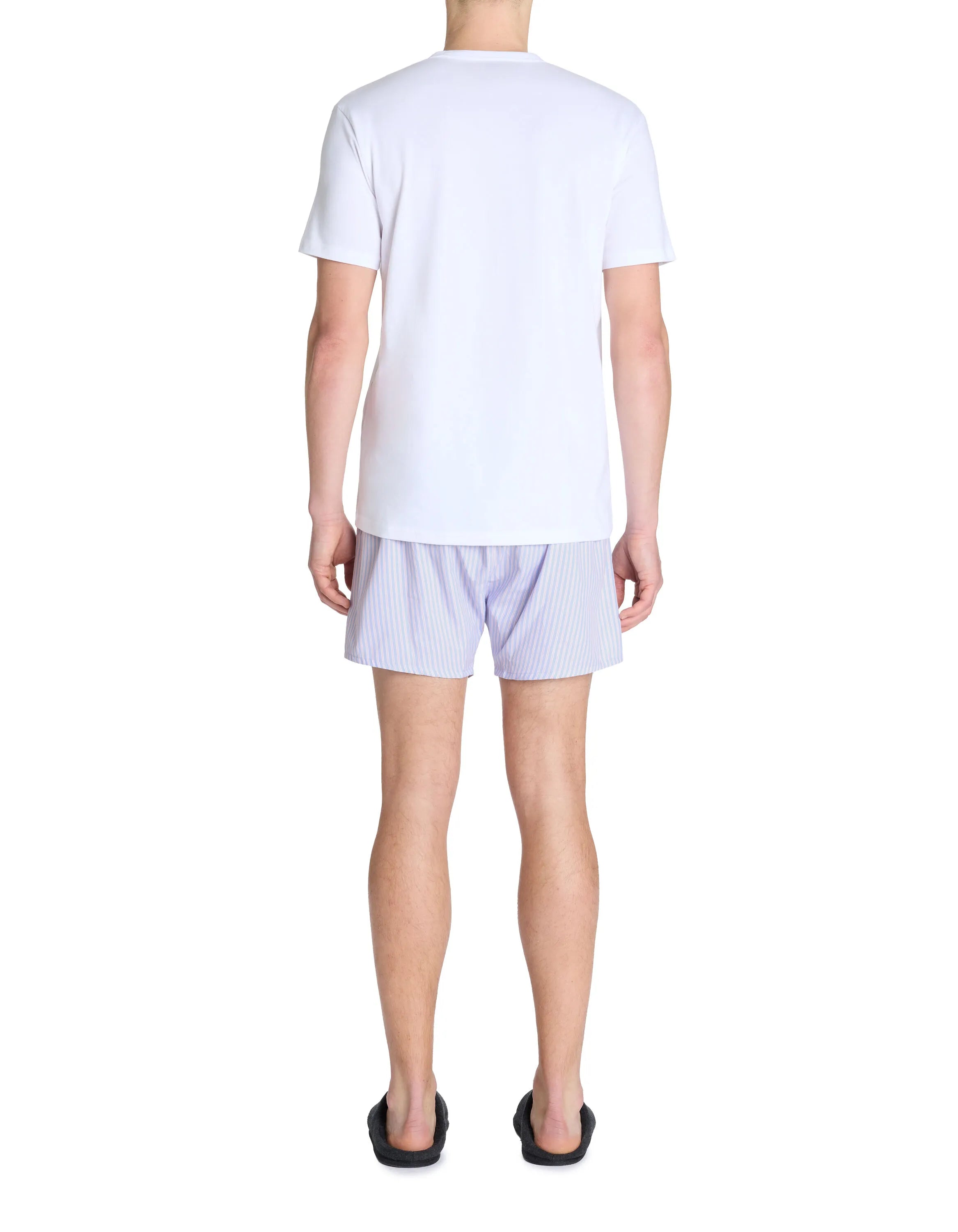 Celio_White_100% Cotton Pajama Shorts_LIPYRAYURE_WHITE_02