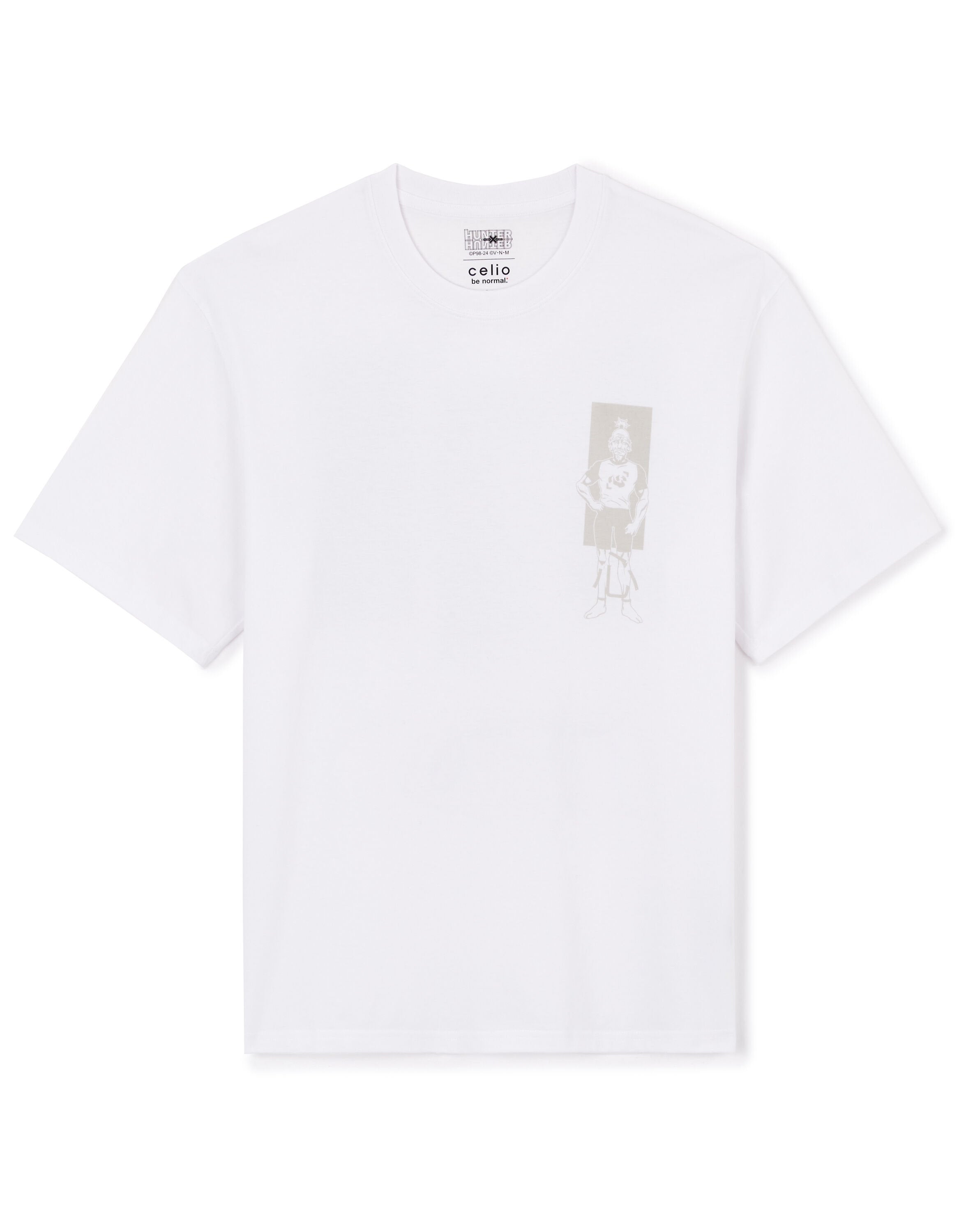 Celio_Hunter X Hunter - White T-Shirt_LLEHXH1_WHITE_03