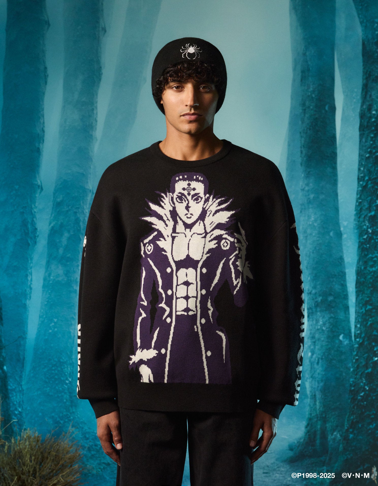 Celio_Hunter X Hunter Black Sweater_LLEHXHPUL_BLACK_01