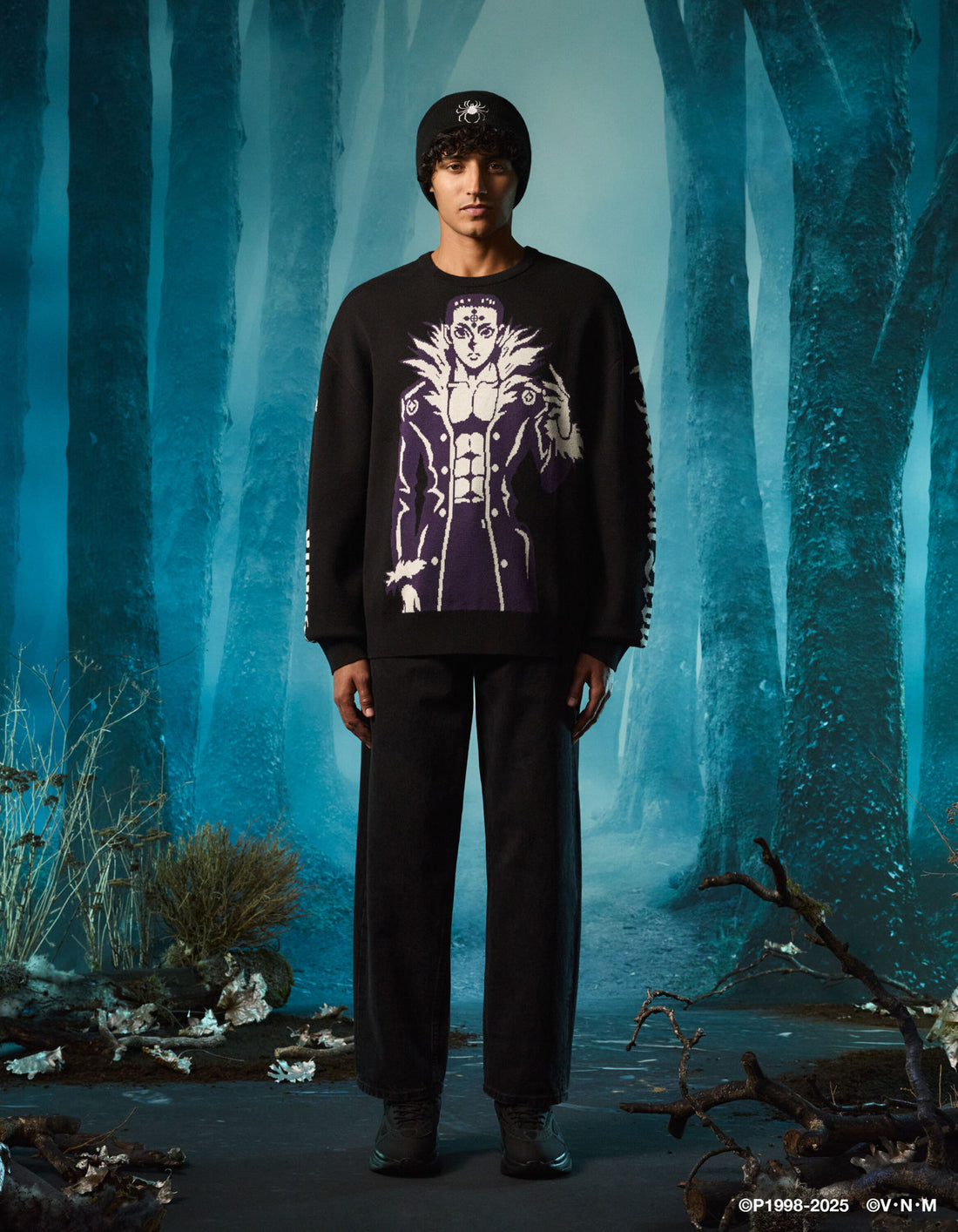 Celio_Hunter X Hunter Black Sweater_LLEHXHPUL_BLACK_02